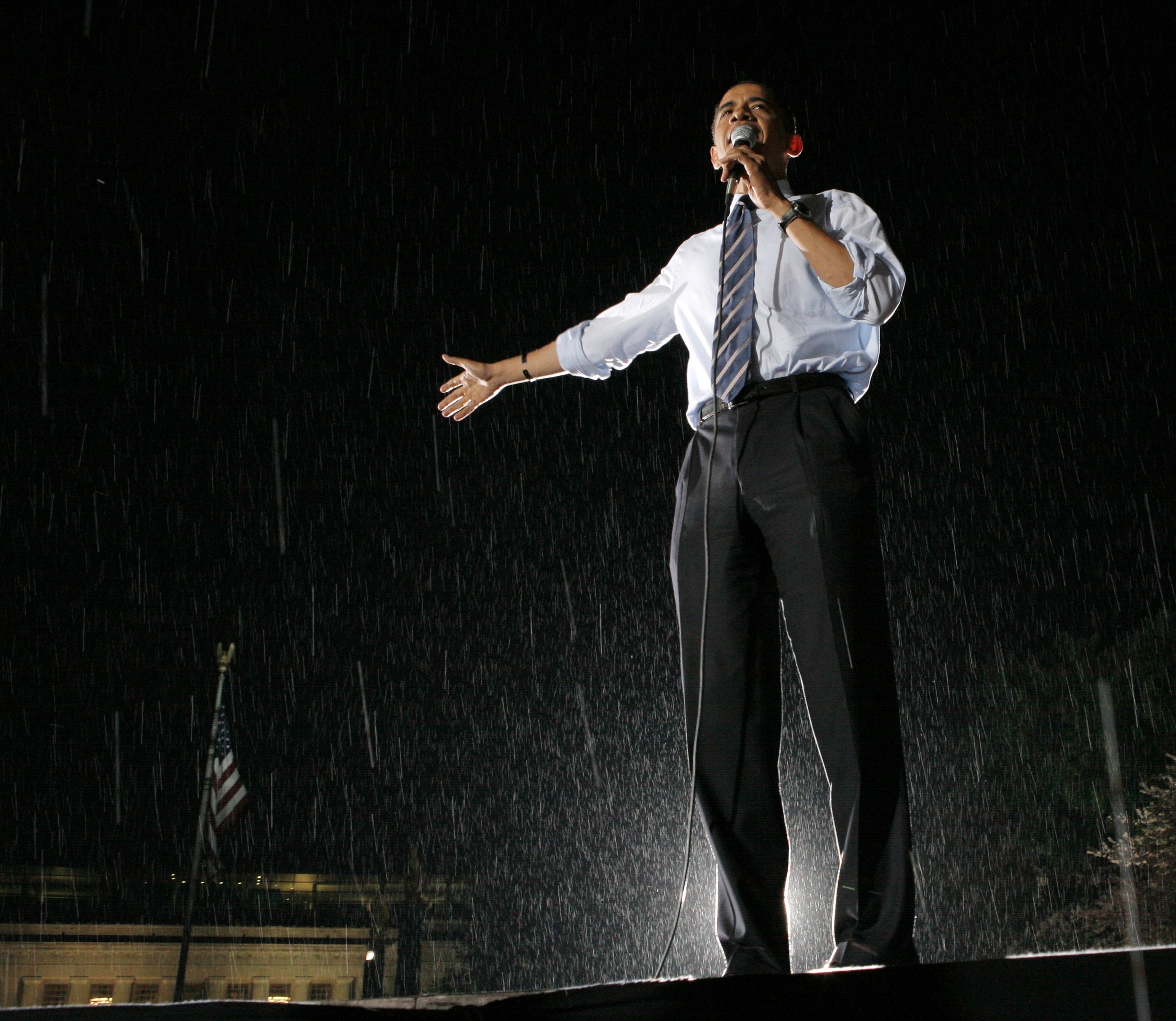 rain, Barack Obama, Presidents of the United States - desktop wallpaper