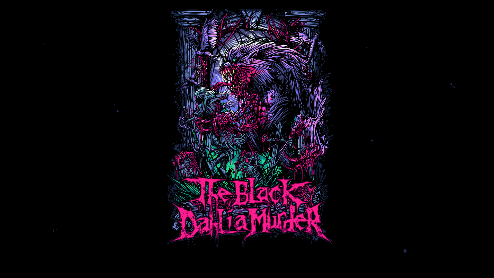 music, The Black Dahlia Murder, digital art, band - desktop wallpaper