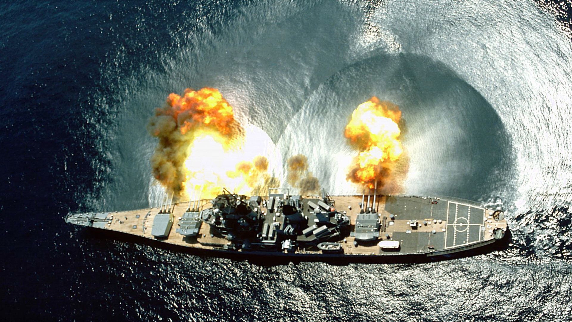 USS Missouri, vehicles, battleships - desktop wallpaper