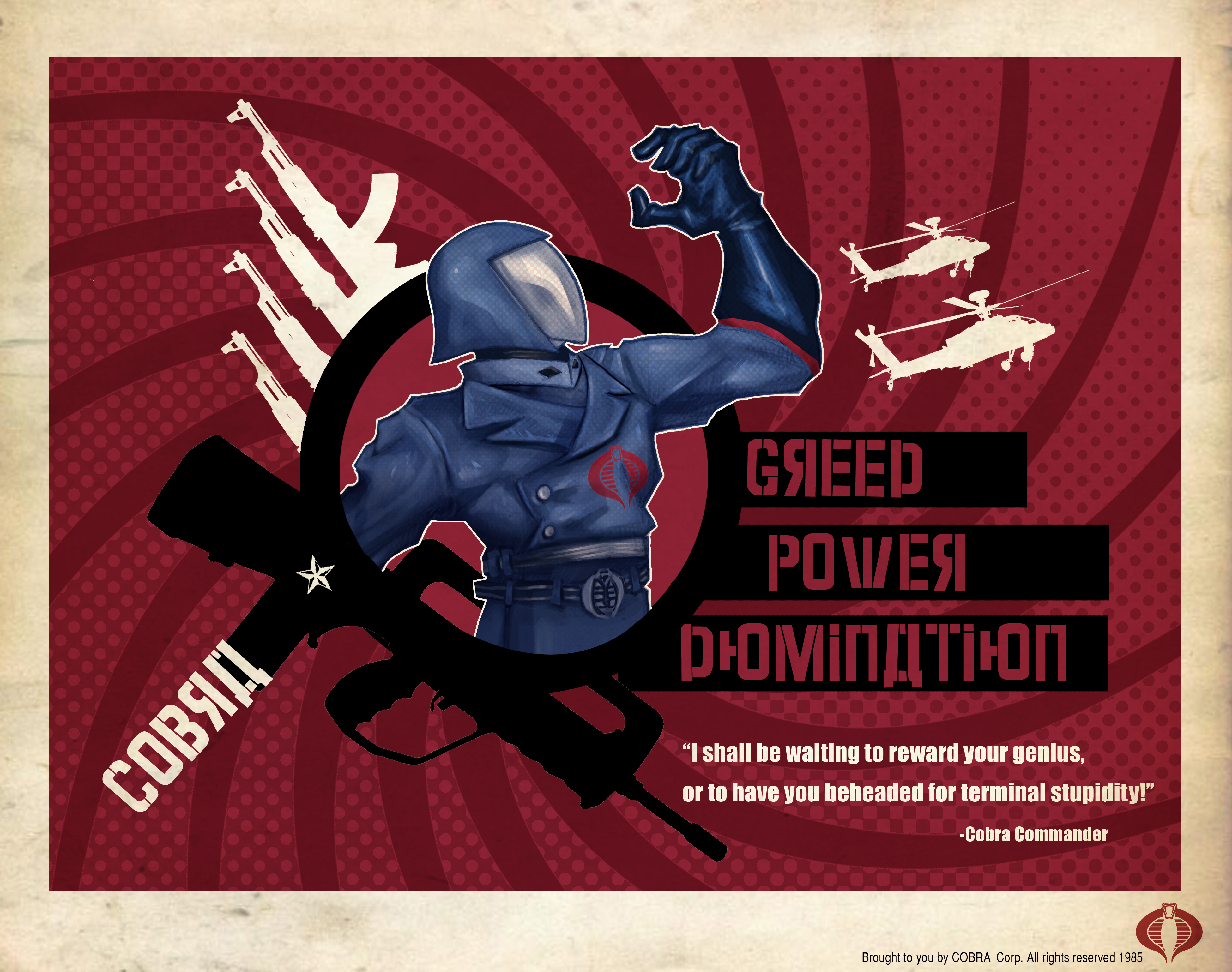 G.I. Joe, Cobra Commander - desktop wallpaper