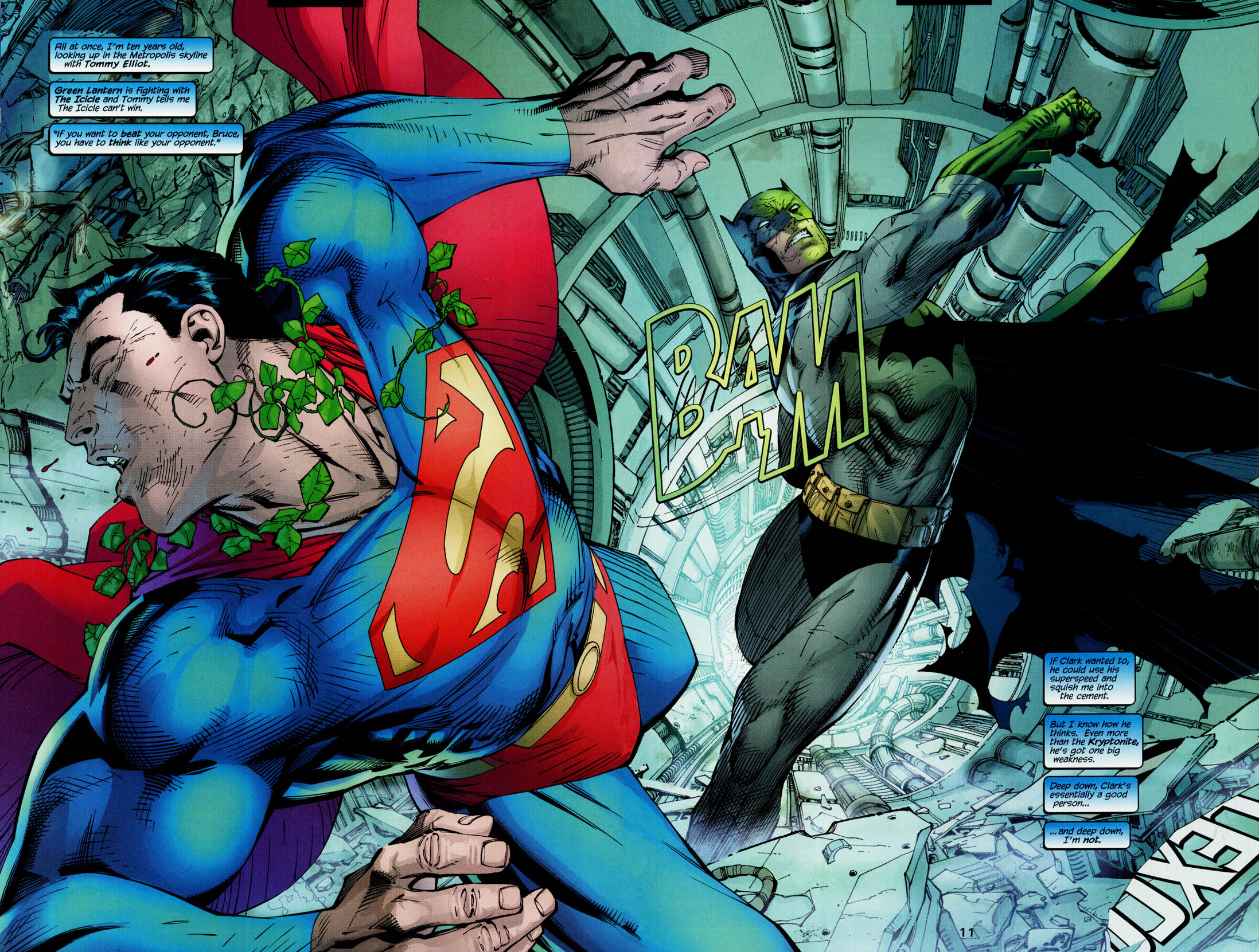 Batman, DC Comics, Superman, superheroes, Jim Lee - desktop wallpaper