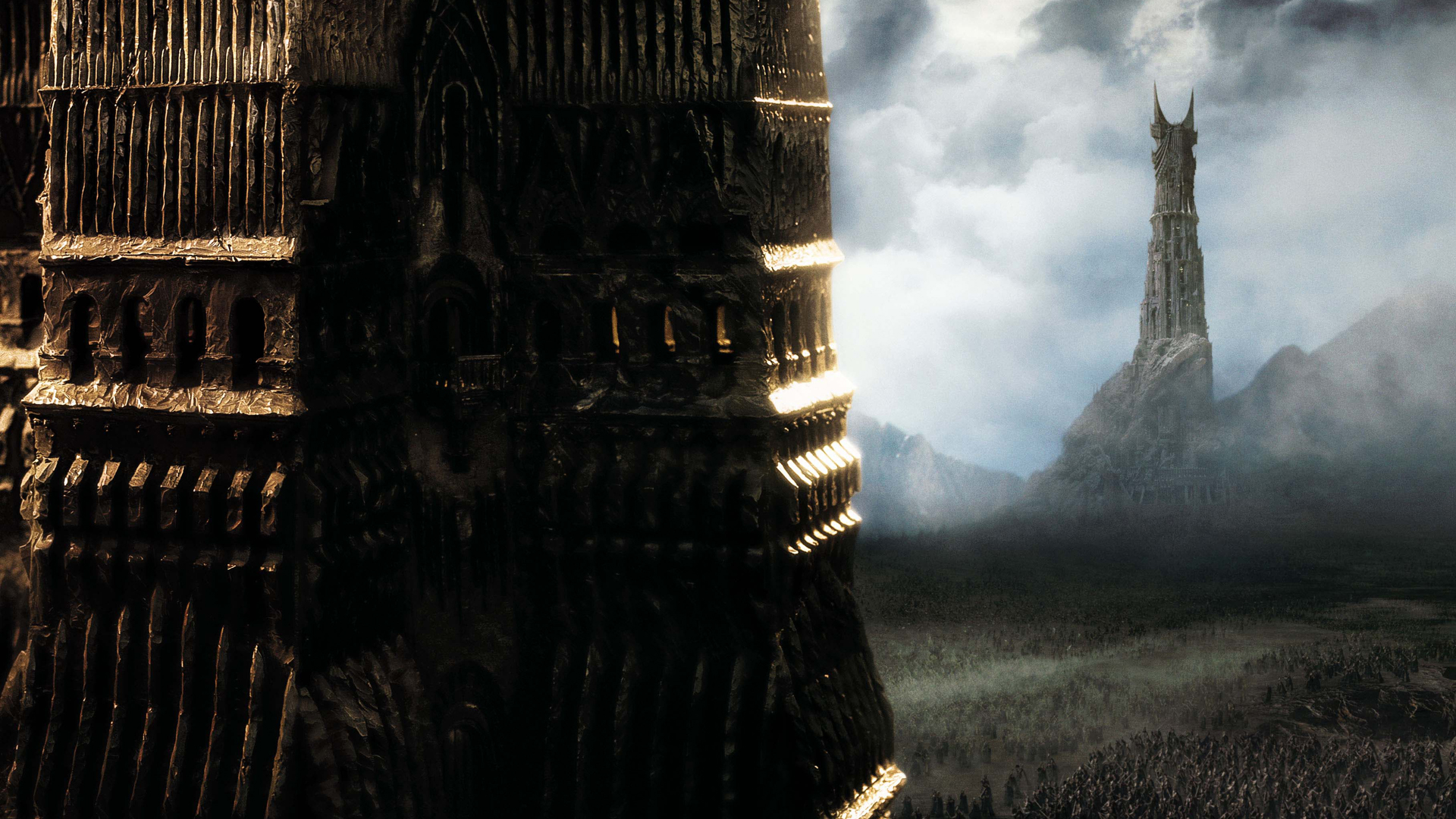 movies, The Lord of the Rings, Isengard, The Two Towers - desktop wallpaper