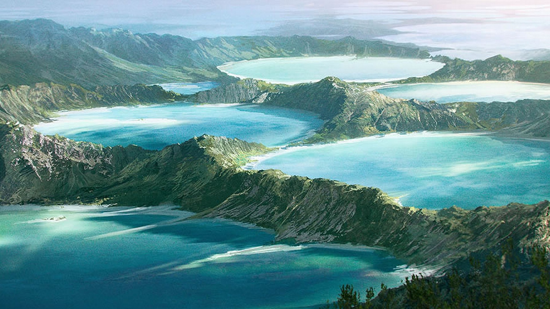 landscapes, fantasy art - desktop wallpaper