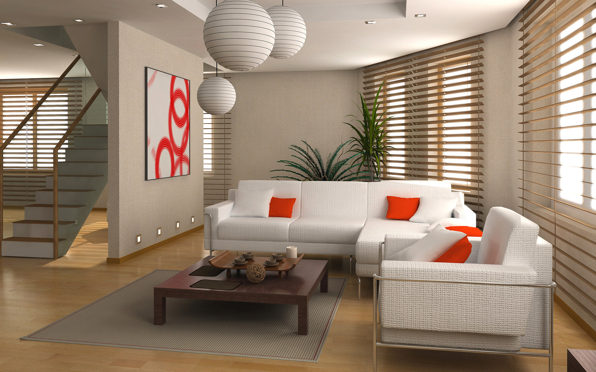 interior, wood floor - desktop wallpaper