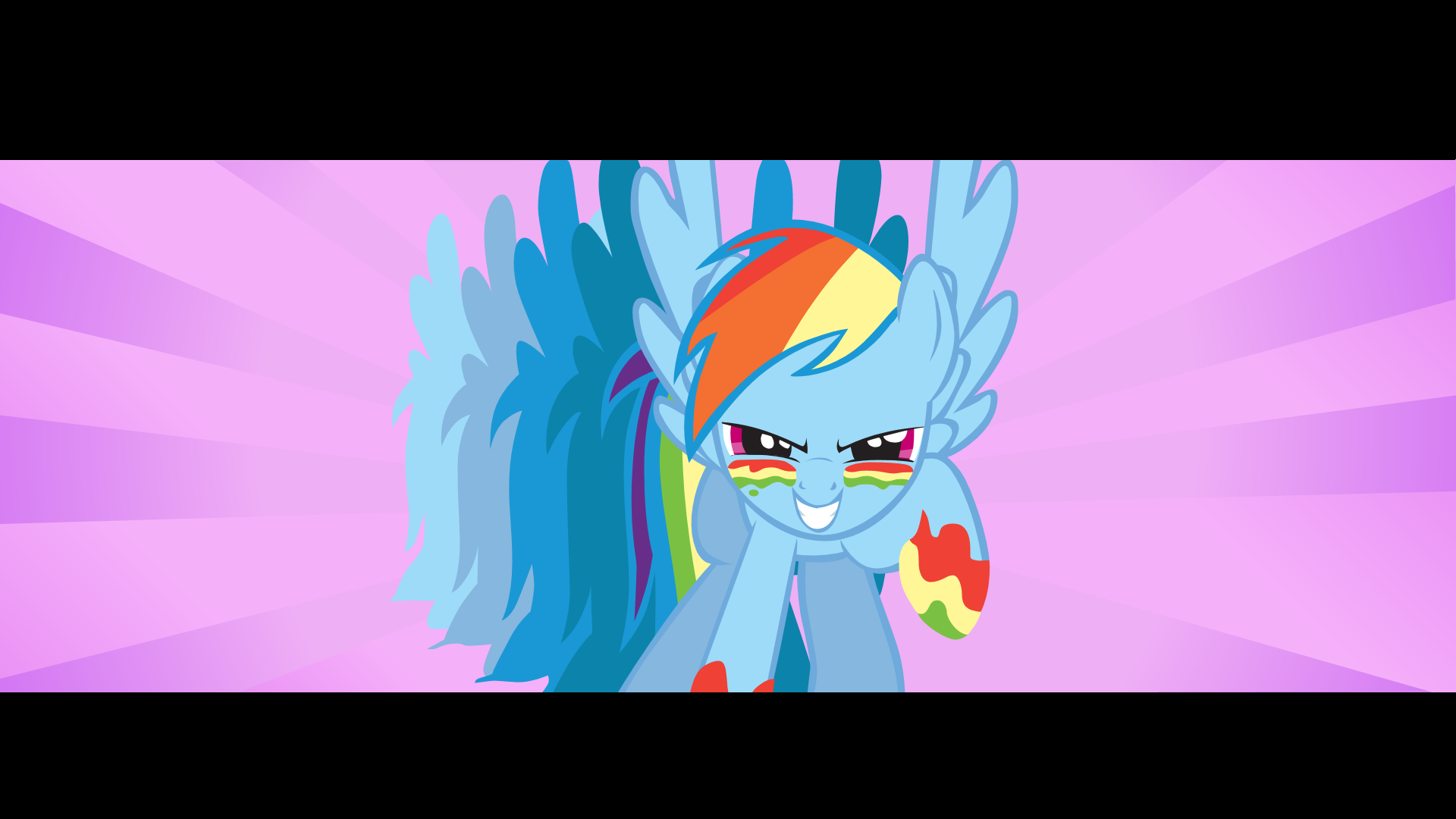 My Little Pony, Rainbow Dash, simple background - desktop wallpaper