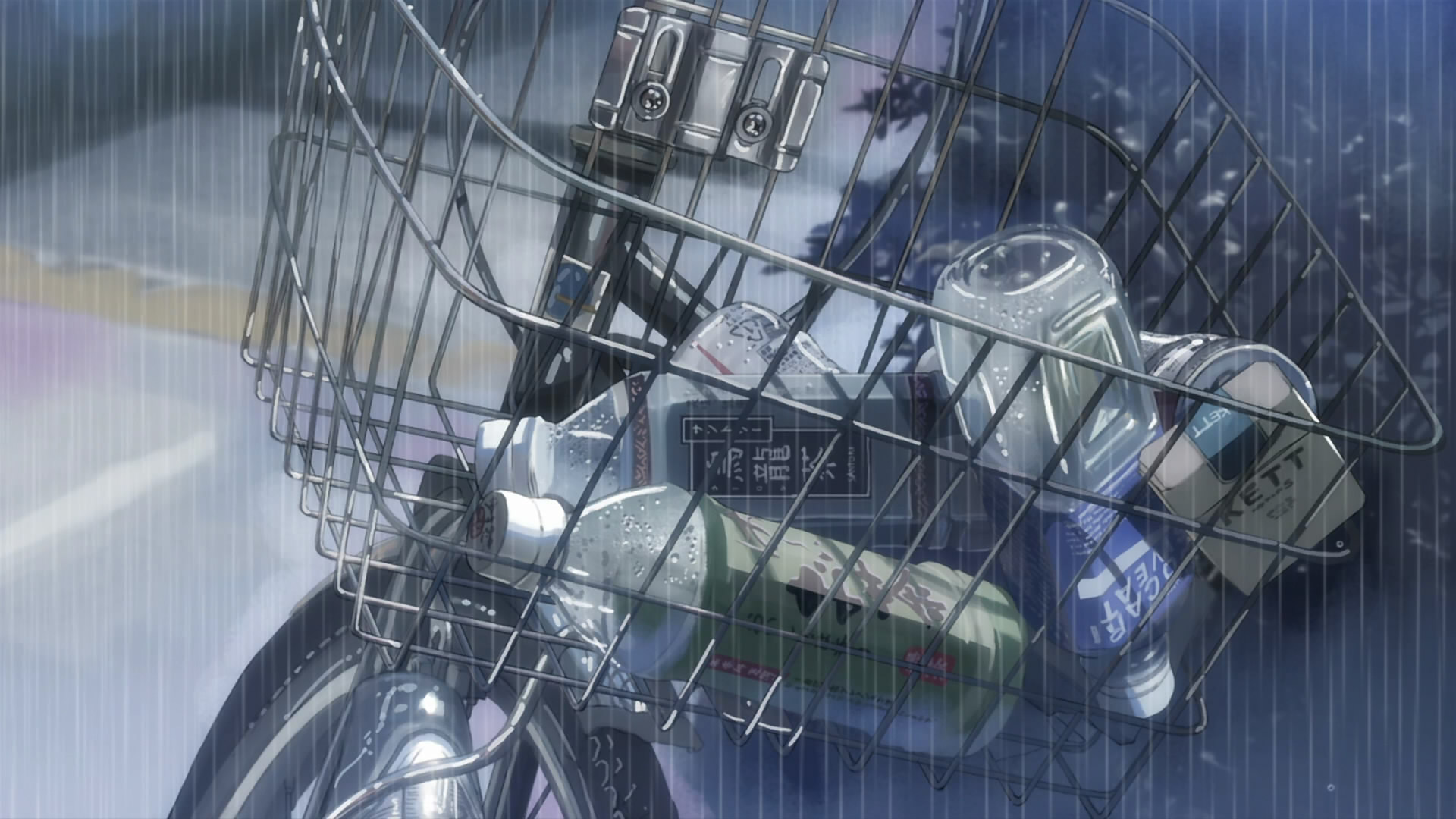rain, Makoto Shinkai, 5 Centimeters Per Second, groceries - desktop wallpaper
