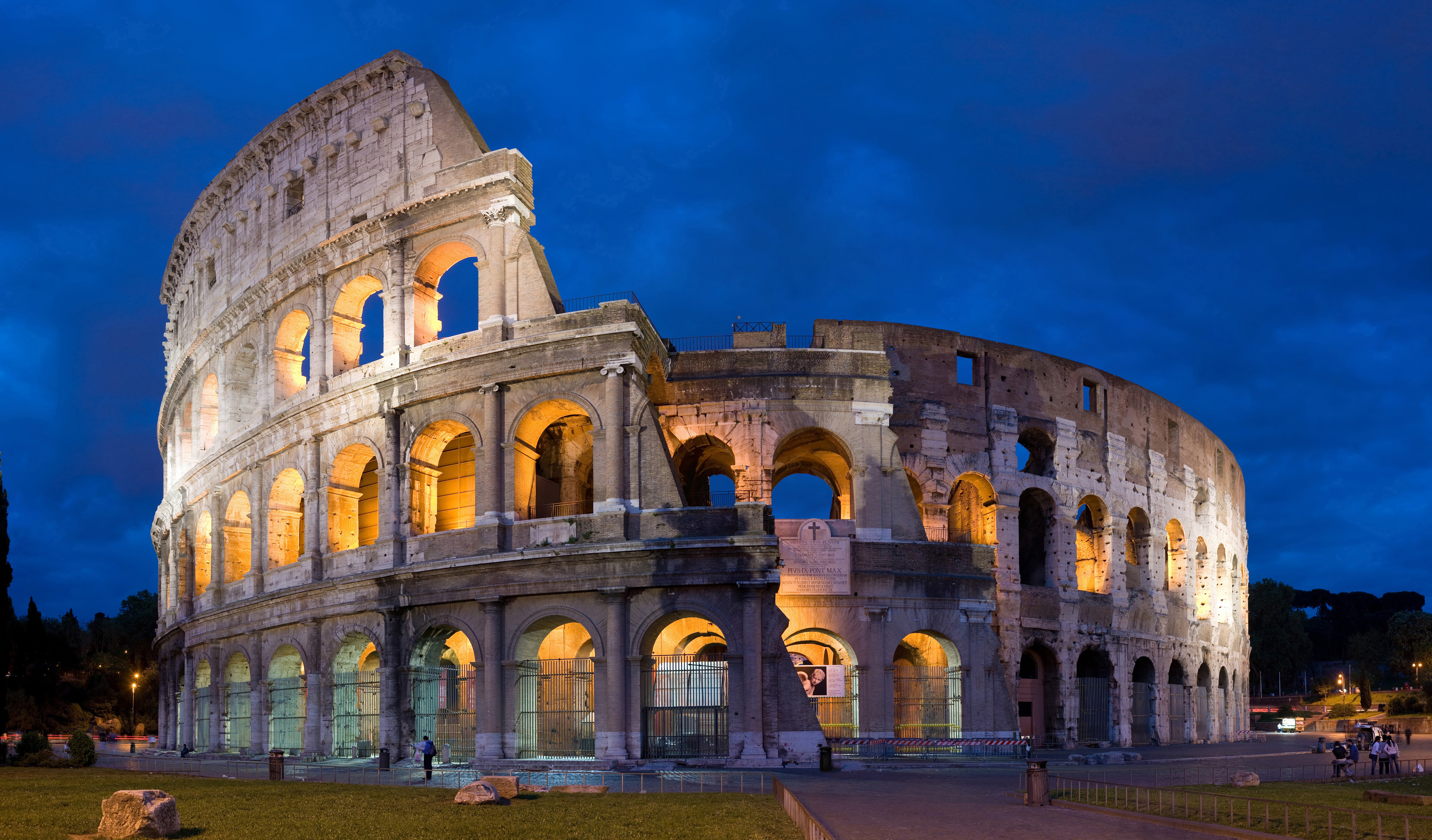 architecture, Rome, Italy, Colosseum - desktop wallpaper