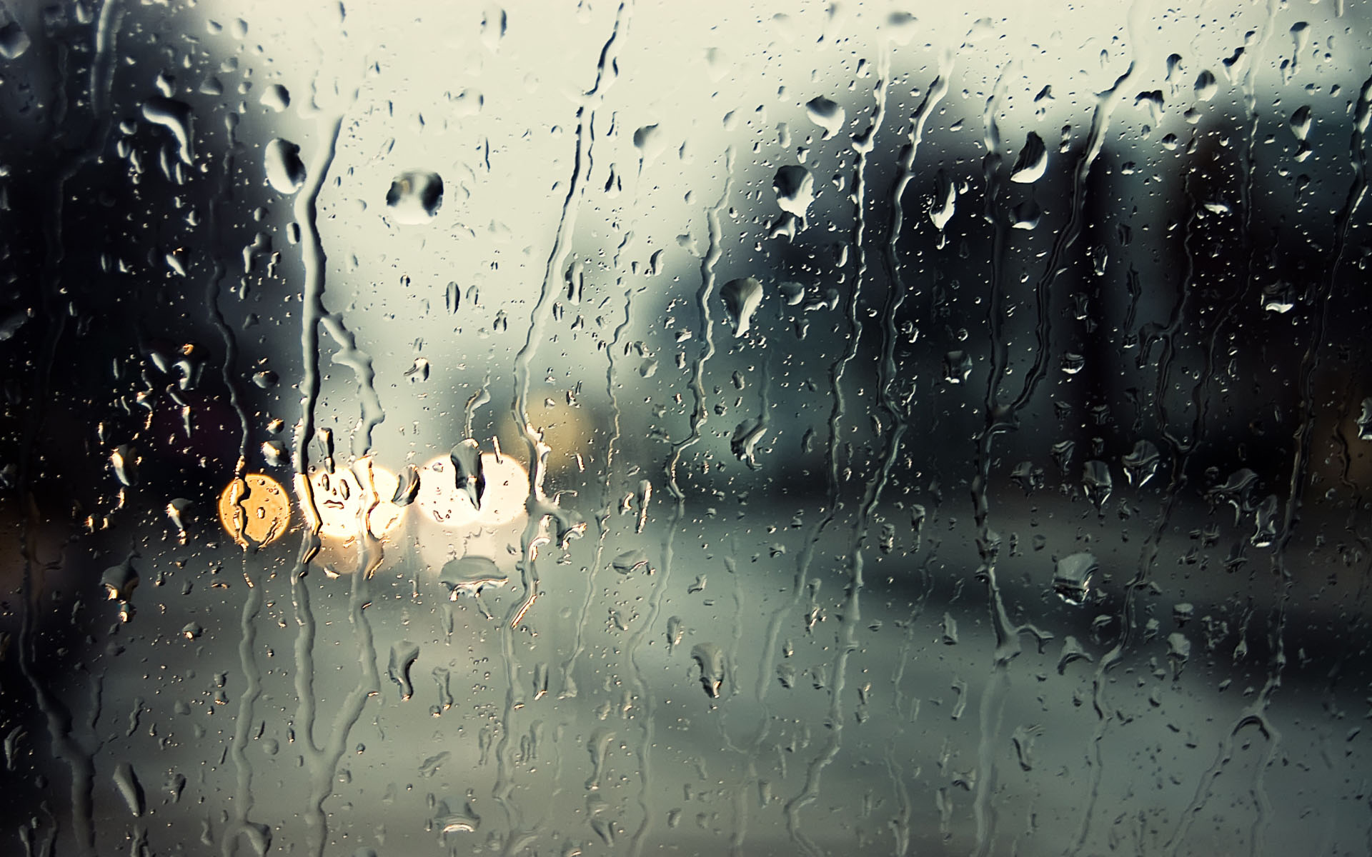 rain, glass, water drops, rain on glass - desktop wallpaper