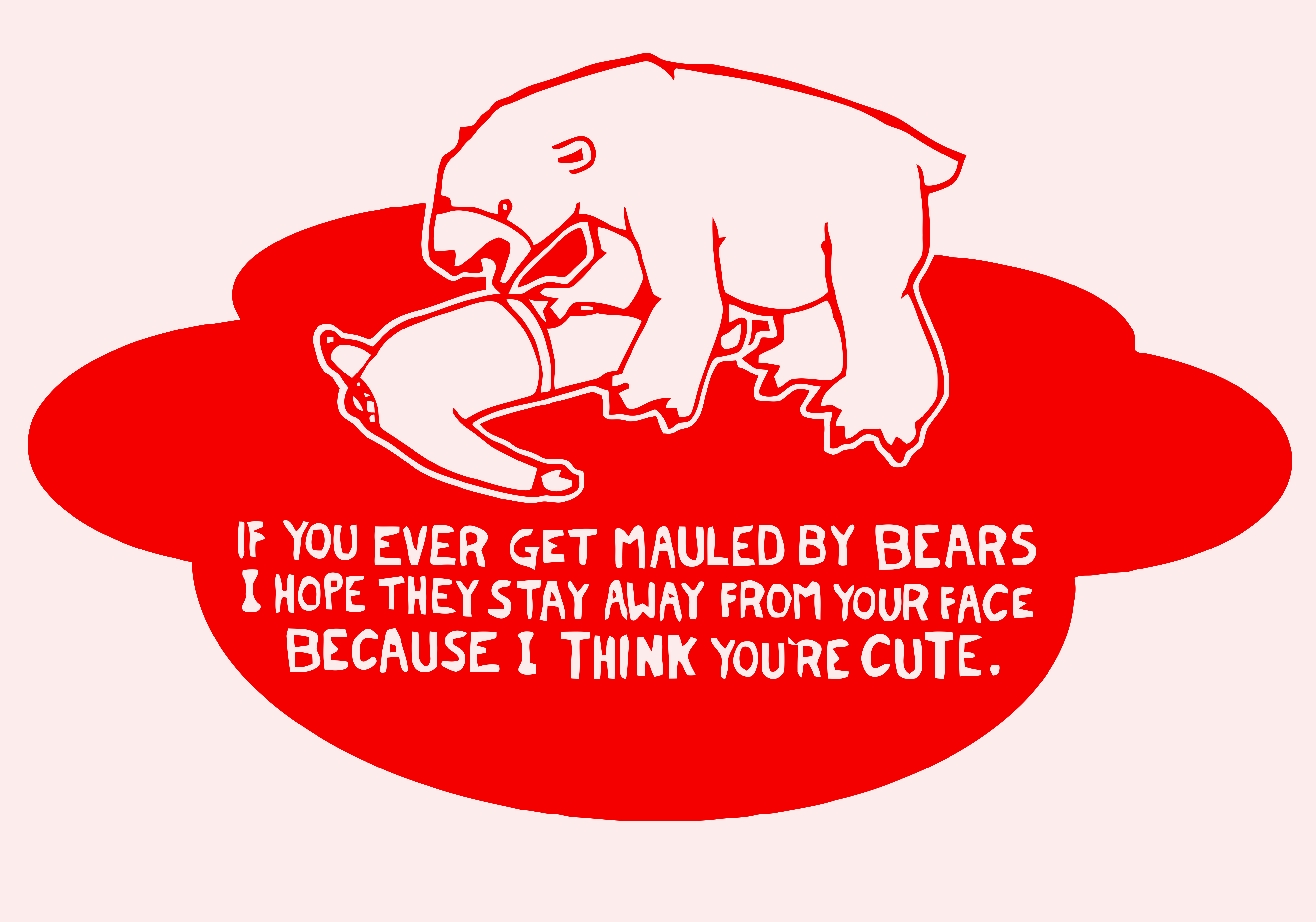 Sad facts animal Bear. Bear to think