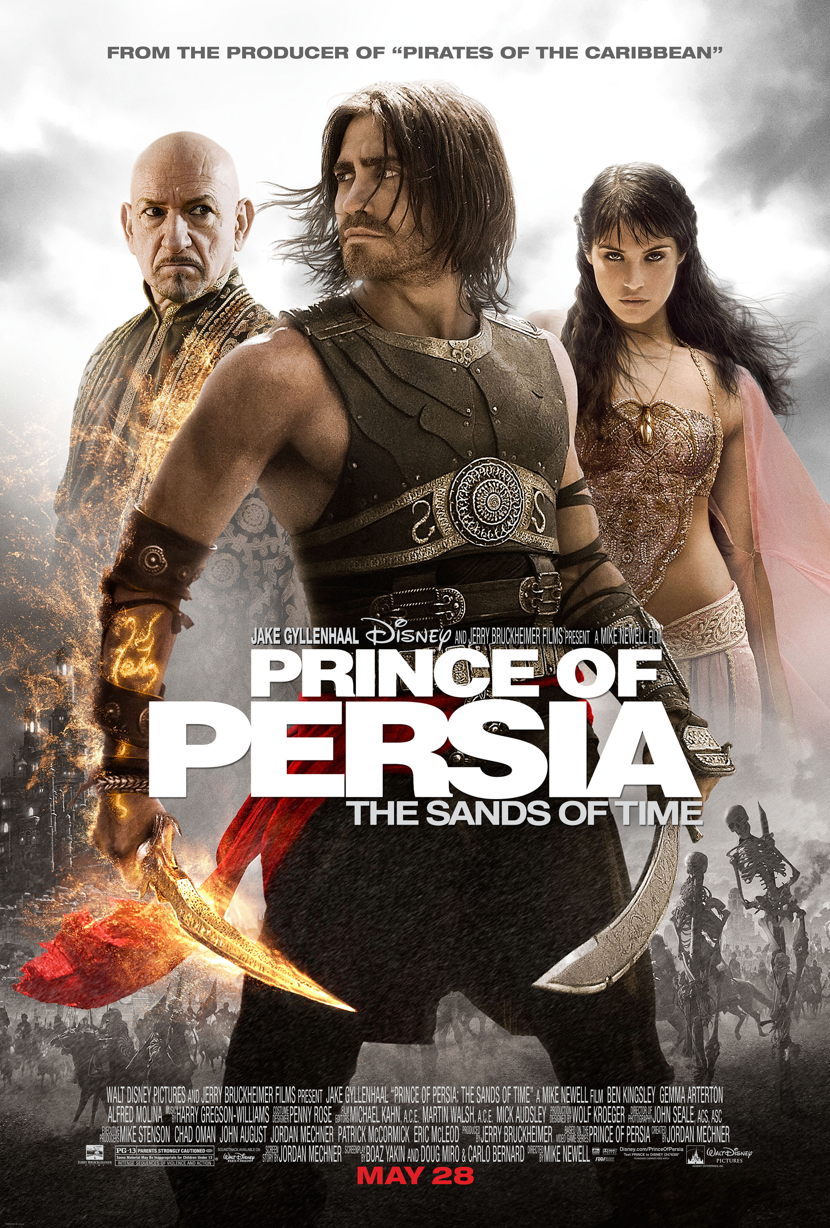Prince of Persia, Gemma Arterton, Jake Gyllenhaal, movie posters, Ben Kingsley - desktop wallpaper