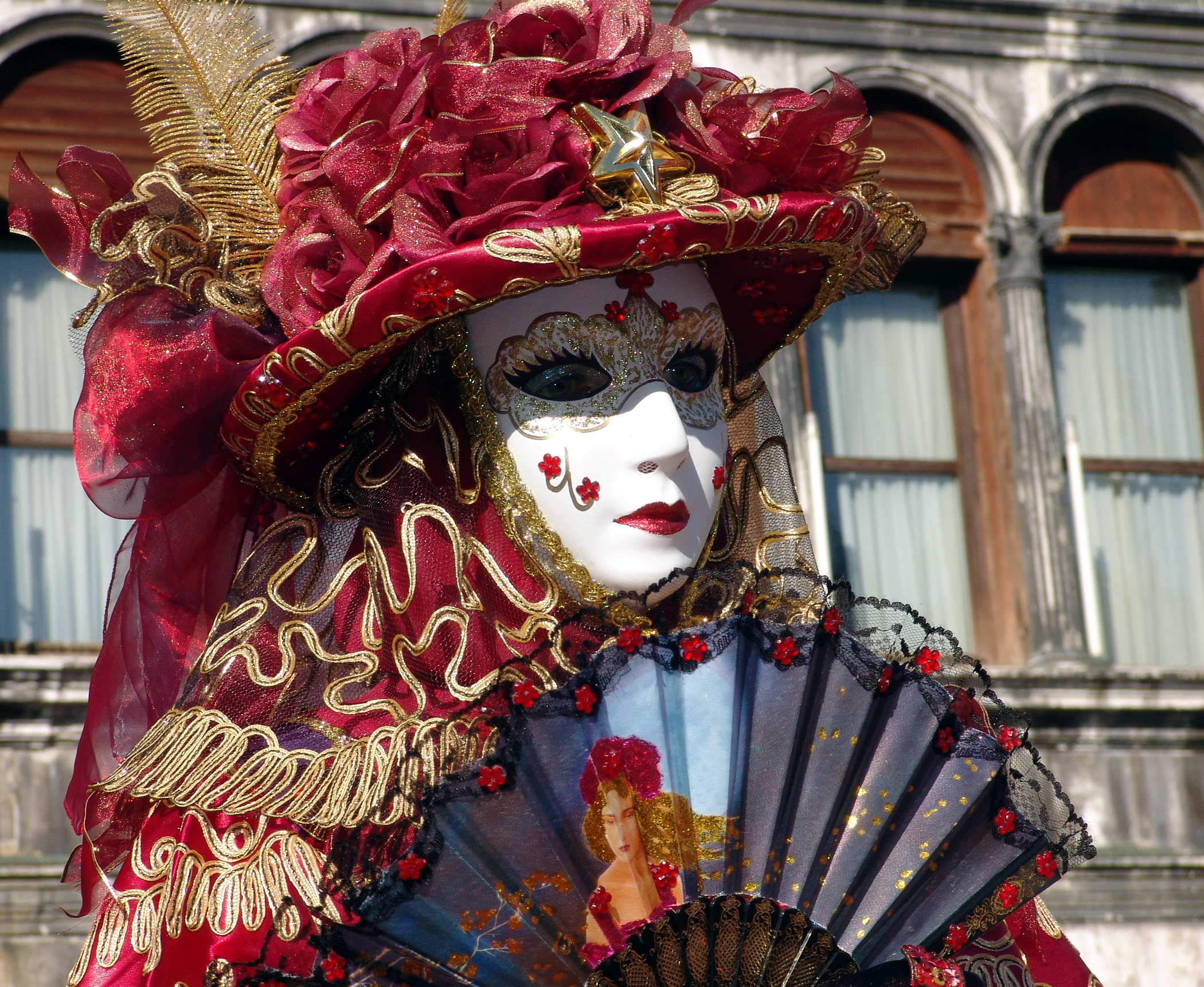 Venetian masks - desktop wallpaper