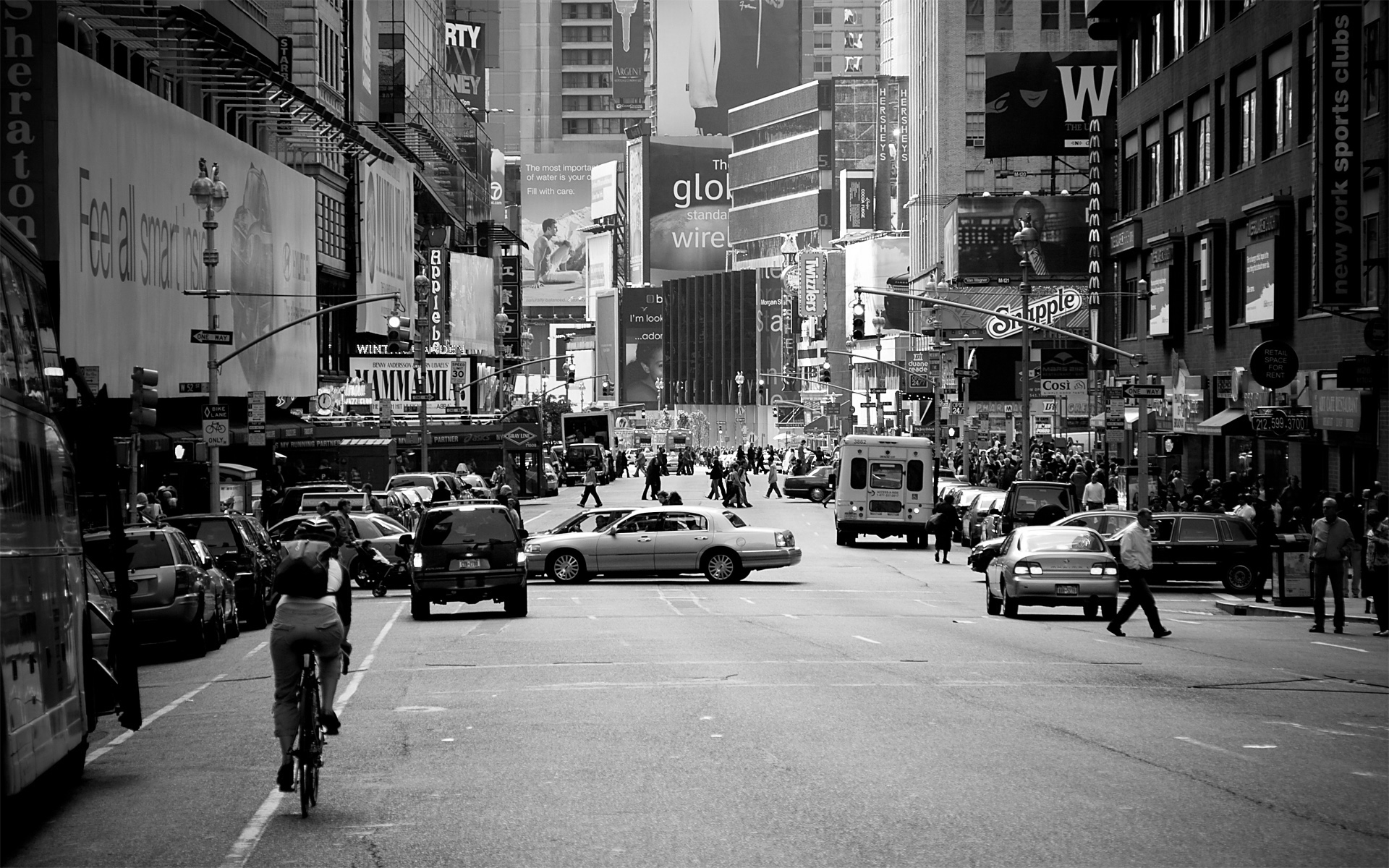 streets, traffic, New York City, hardscapes, Broadway - desktop wallpaper