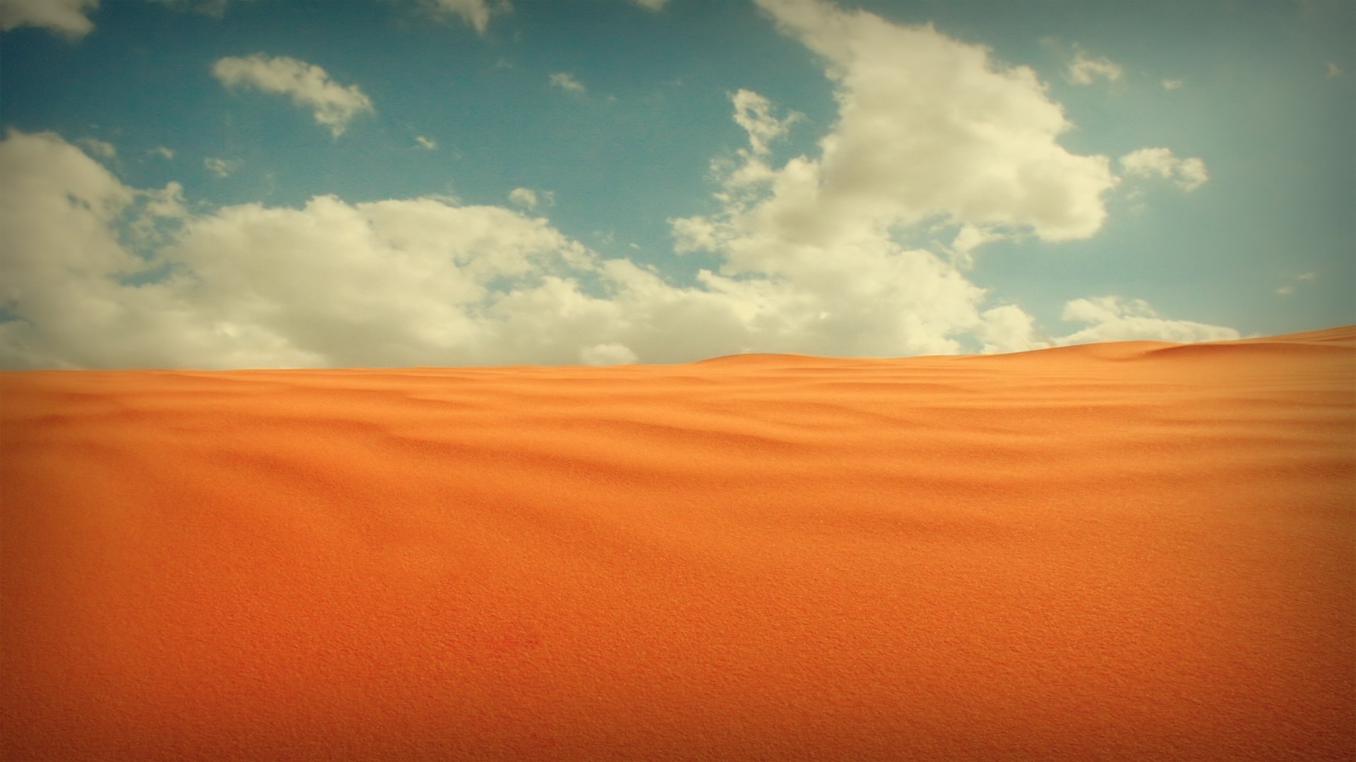 clouds, deserts, dunes - desktop wallpaper
