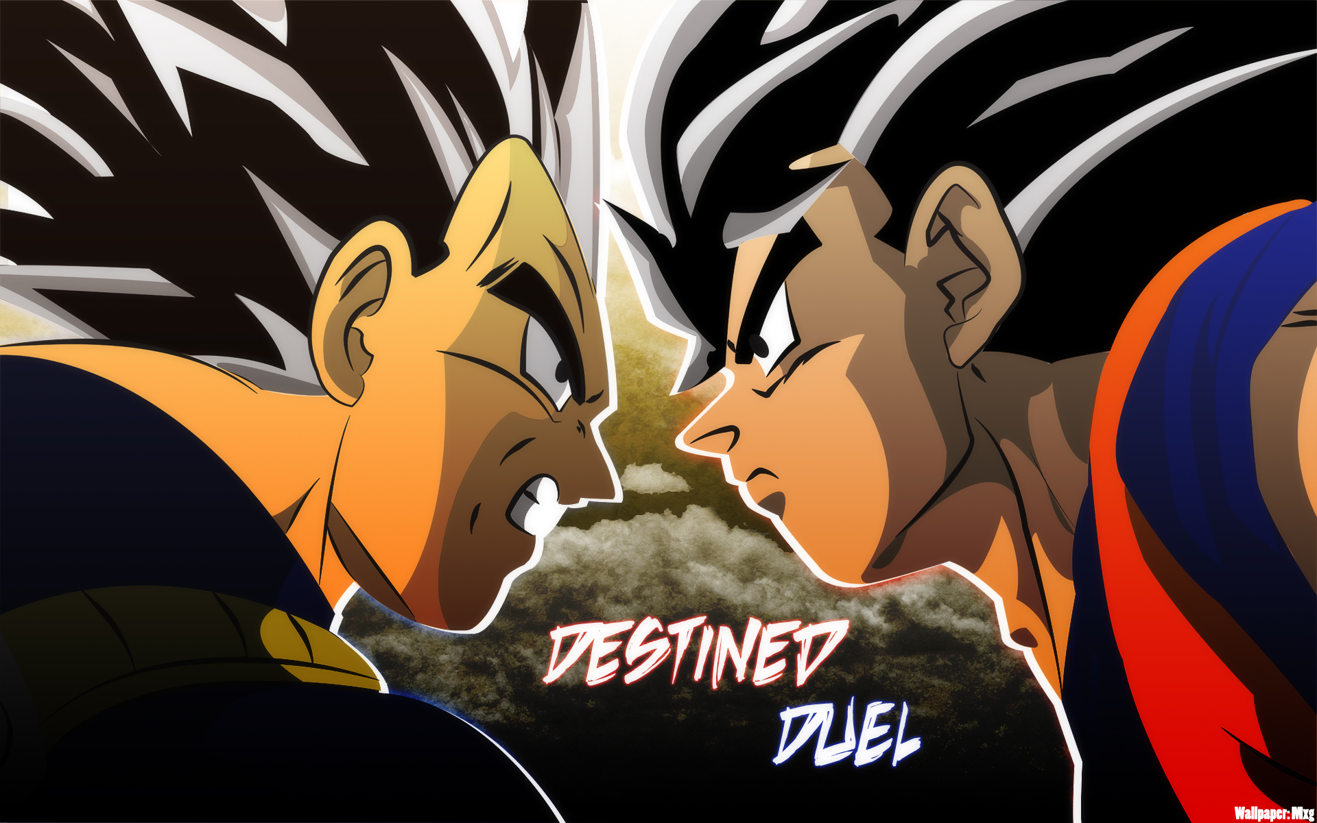 Vegeta, Son Goku, Dragon Ball Z - desktop wallpaper
