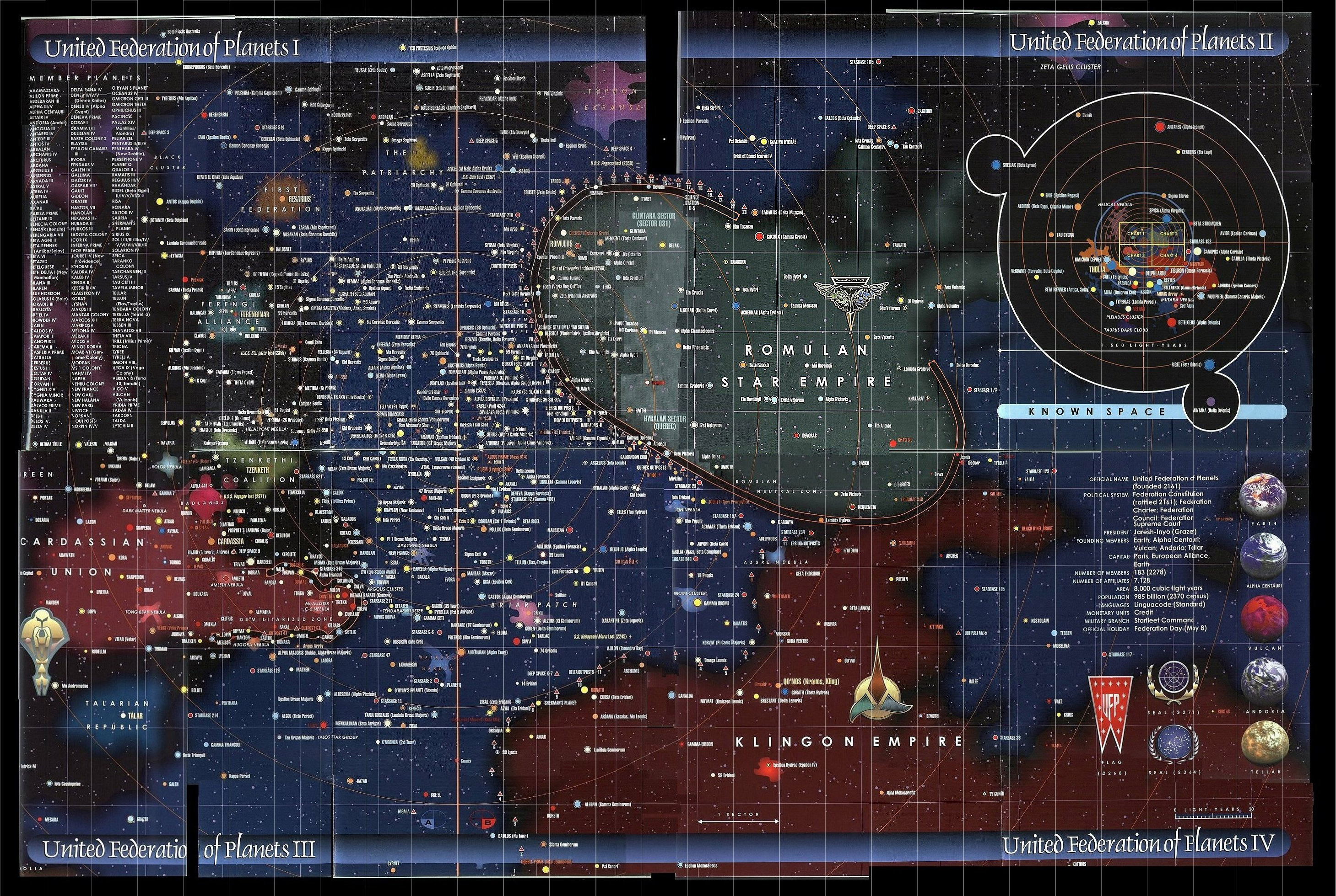 TV, outer space, Star Trek, galaxies, maps, infographics - desktop wallpaper