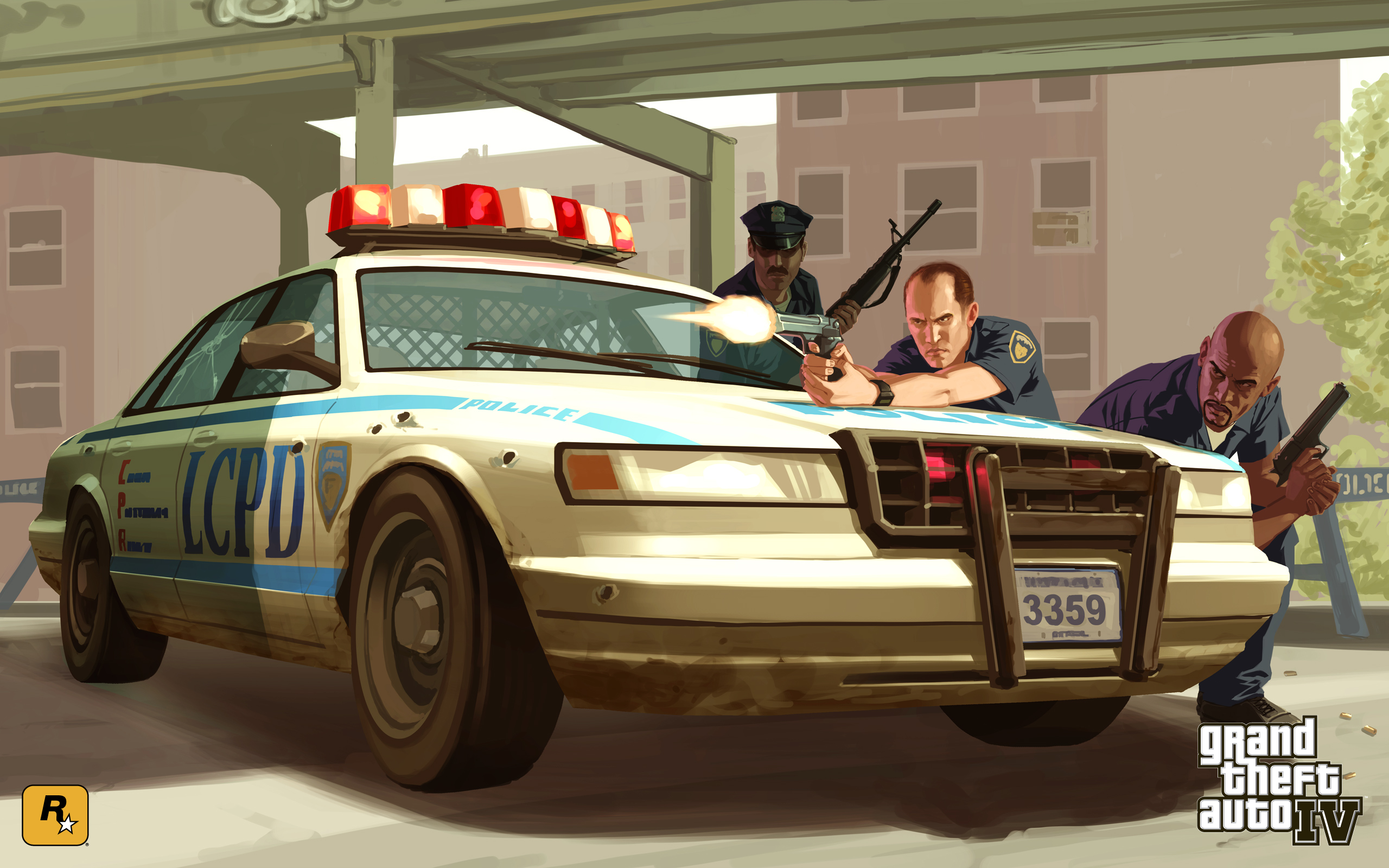 video games, Grand Theft Auto, police cars, Grand Theft Auto IV, GTA IV - desktop wallpaper