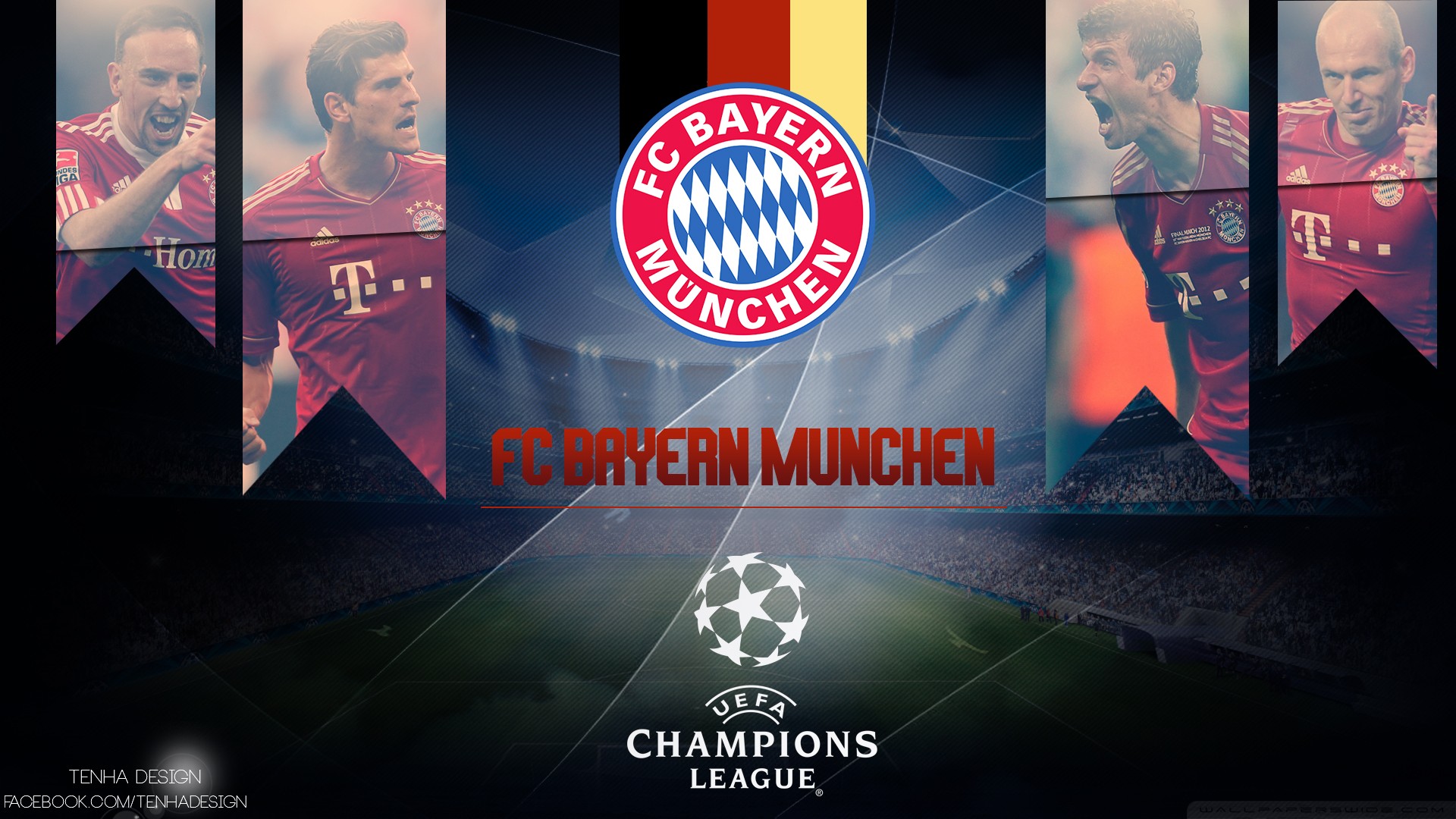 sports, soccer, Champions League, football teams, Bayern, Uefa Champions League, bayern munich, Bundesliga, Bayern Munchen, football players - desktop wallpaper