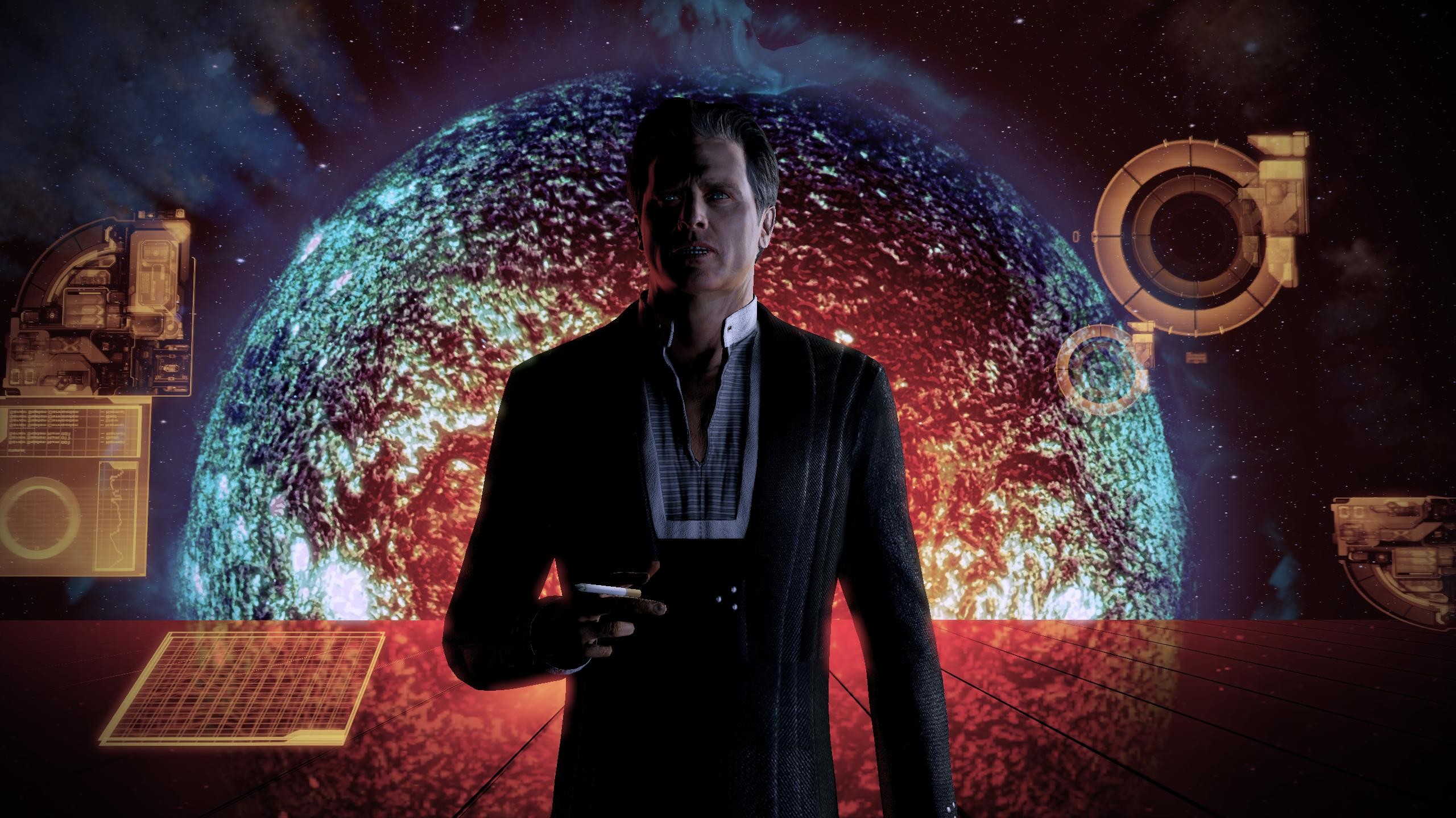 screenshots, Illusive Man, Mass Effect 2 - desktop wallpaper