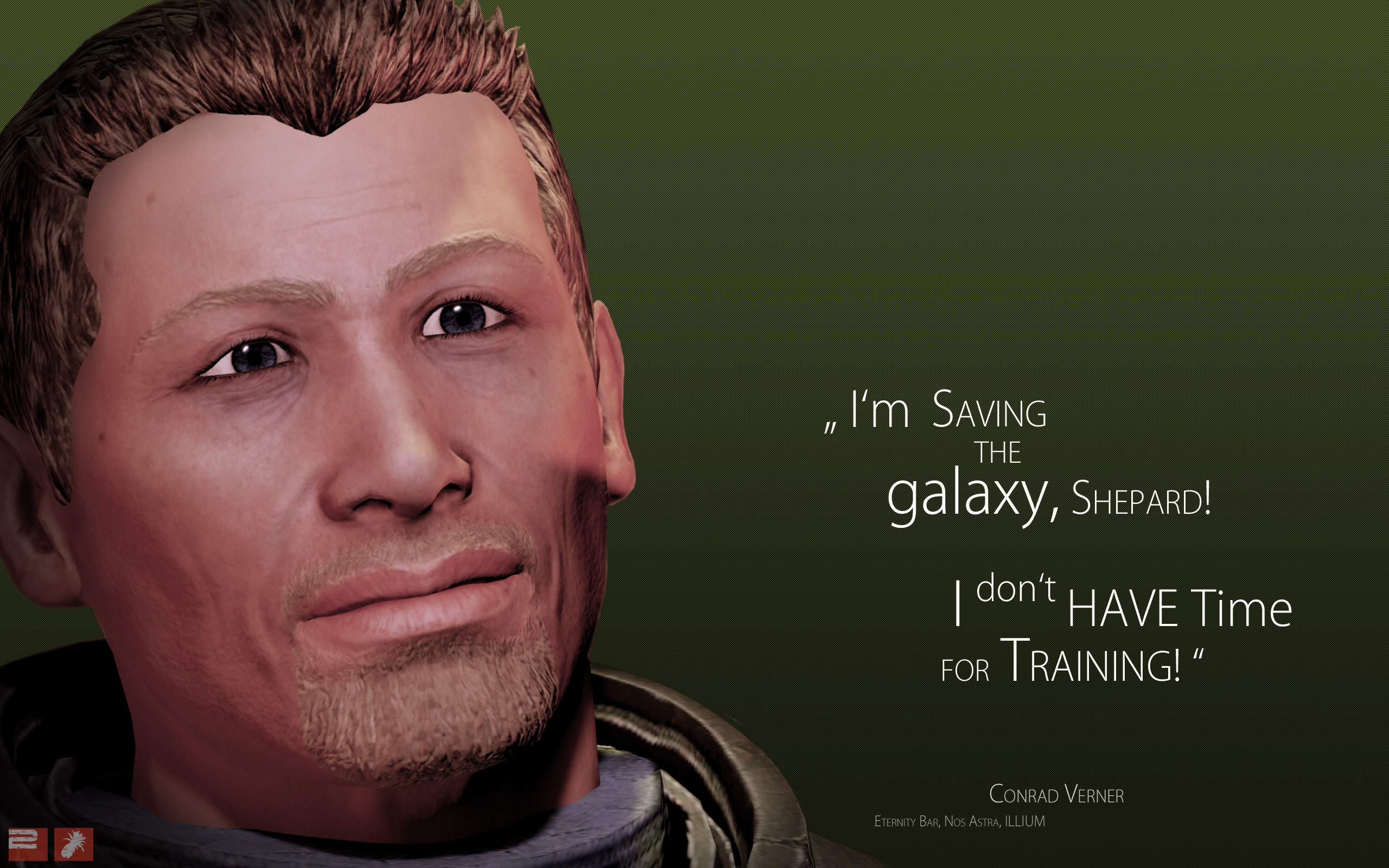 quotes, Mass Effect, Conrad Verner - desktop wallpaper