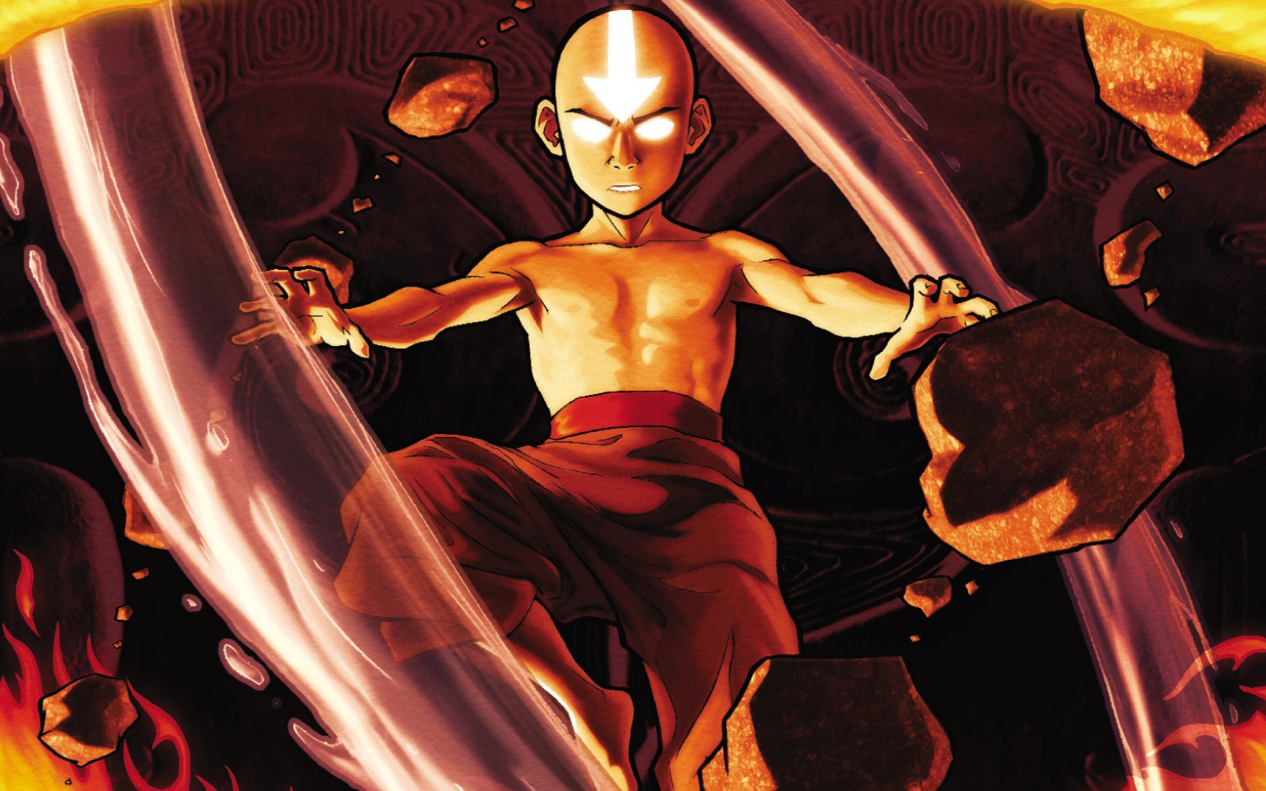 cartoons, Avatar: The Last Airbender, Aang - desktop wallpaper