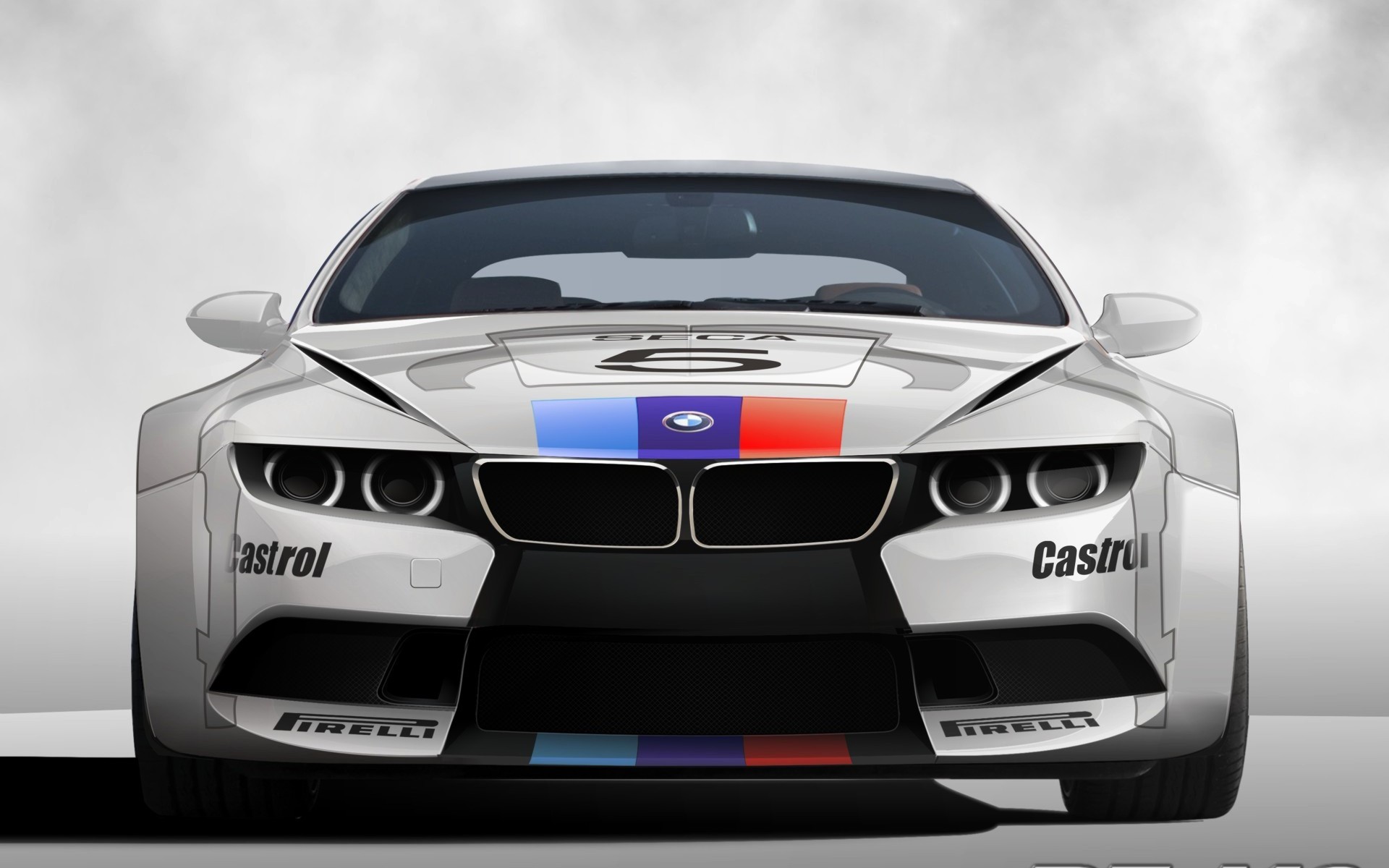 concept art, BMW M6 - desktop wallpaper