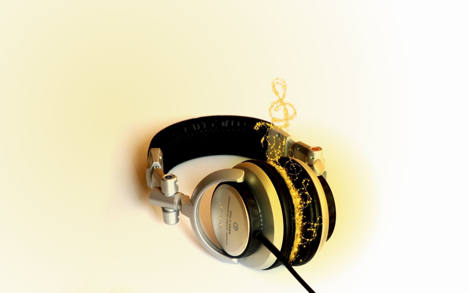 headphones, music, Sony - desktop wallpaper