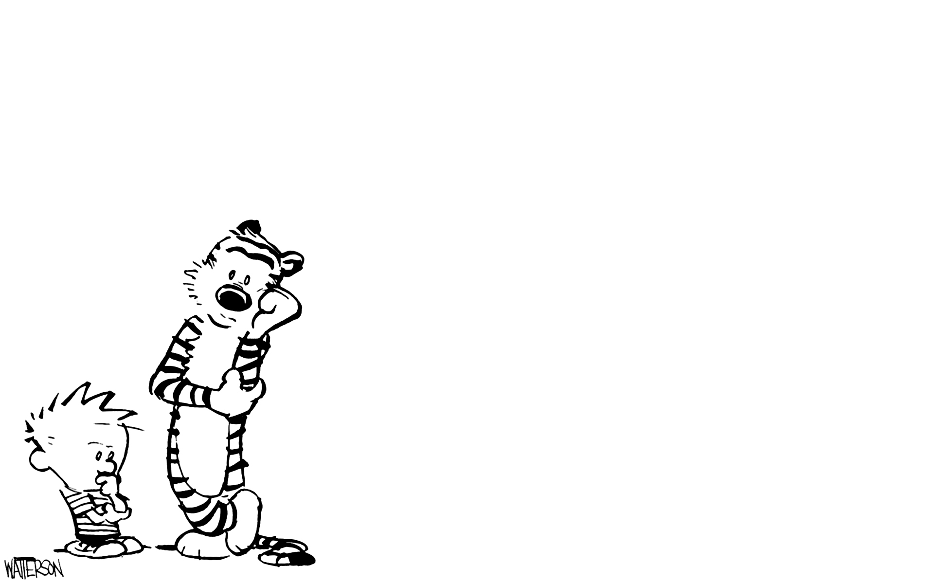 Calvin and Hobbes - desktop wallpaper
