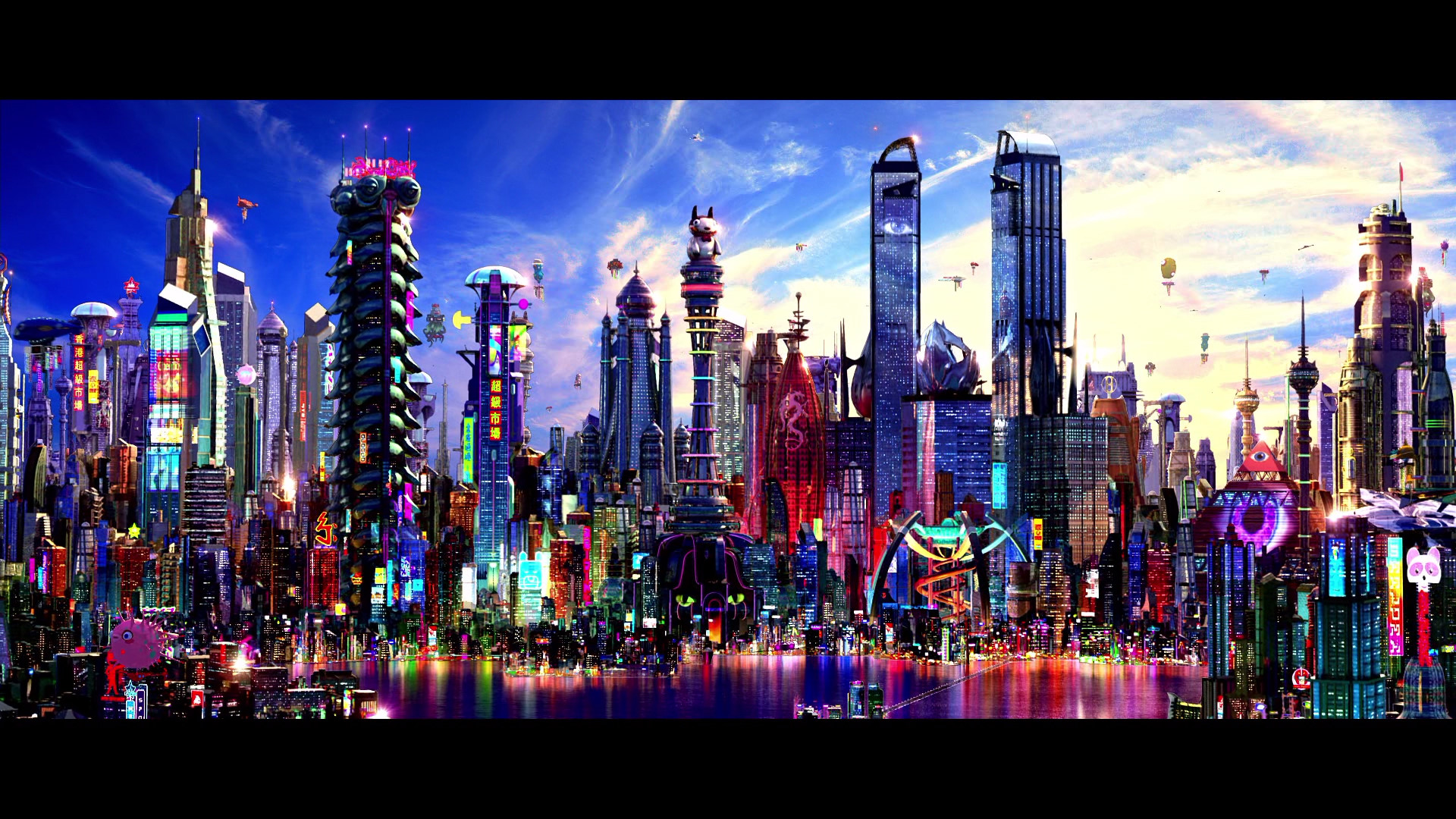 cityscapes, multicolor, architecture, buildings - desktop wallpaper