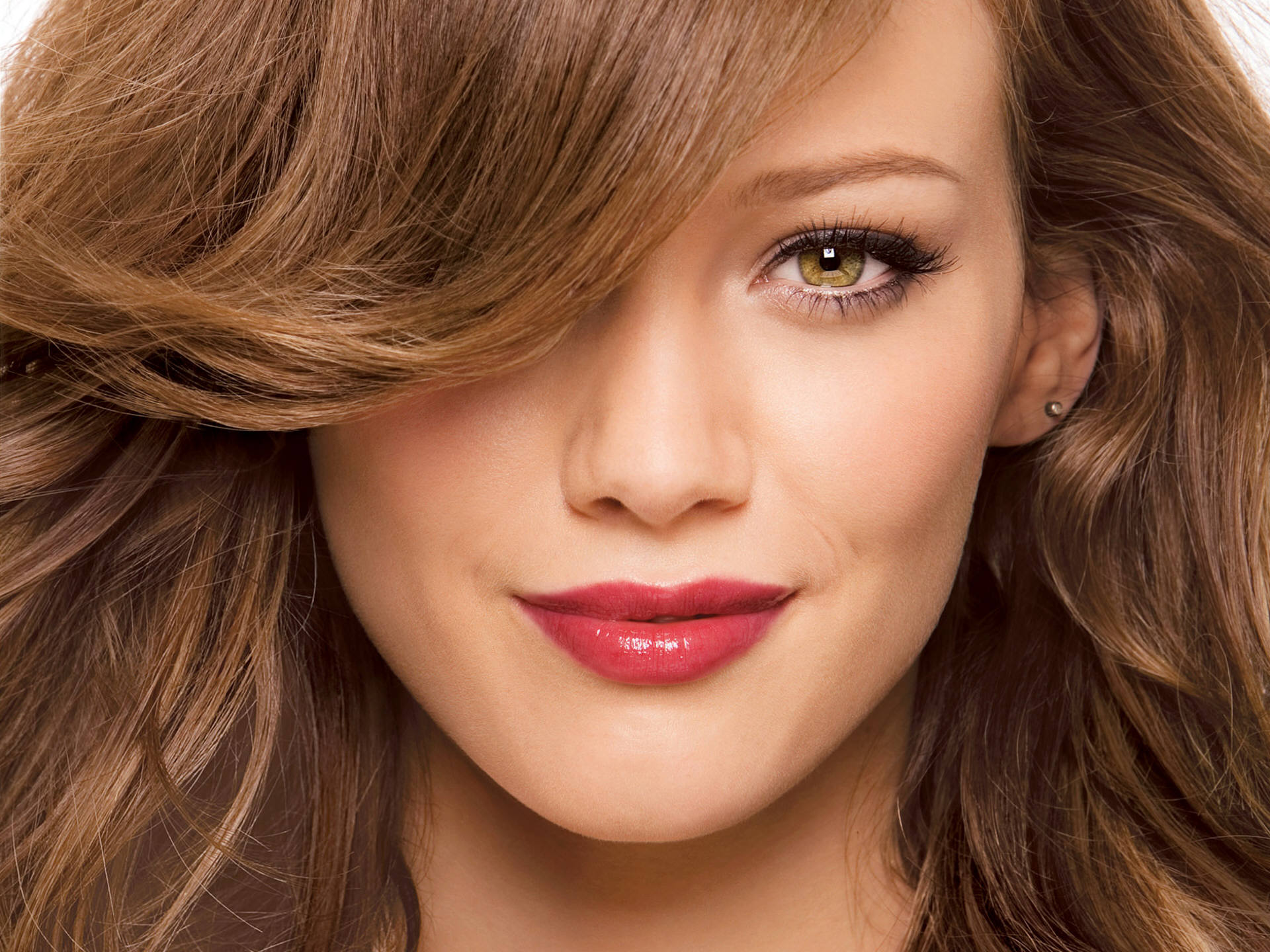 women, Hilary Duff, celebrity, faces - desktop wallpaper