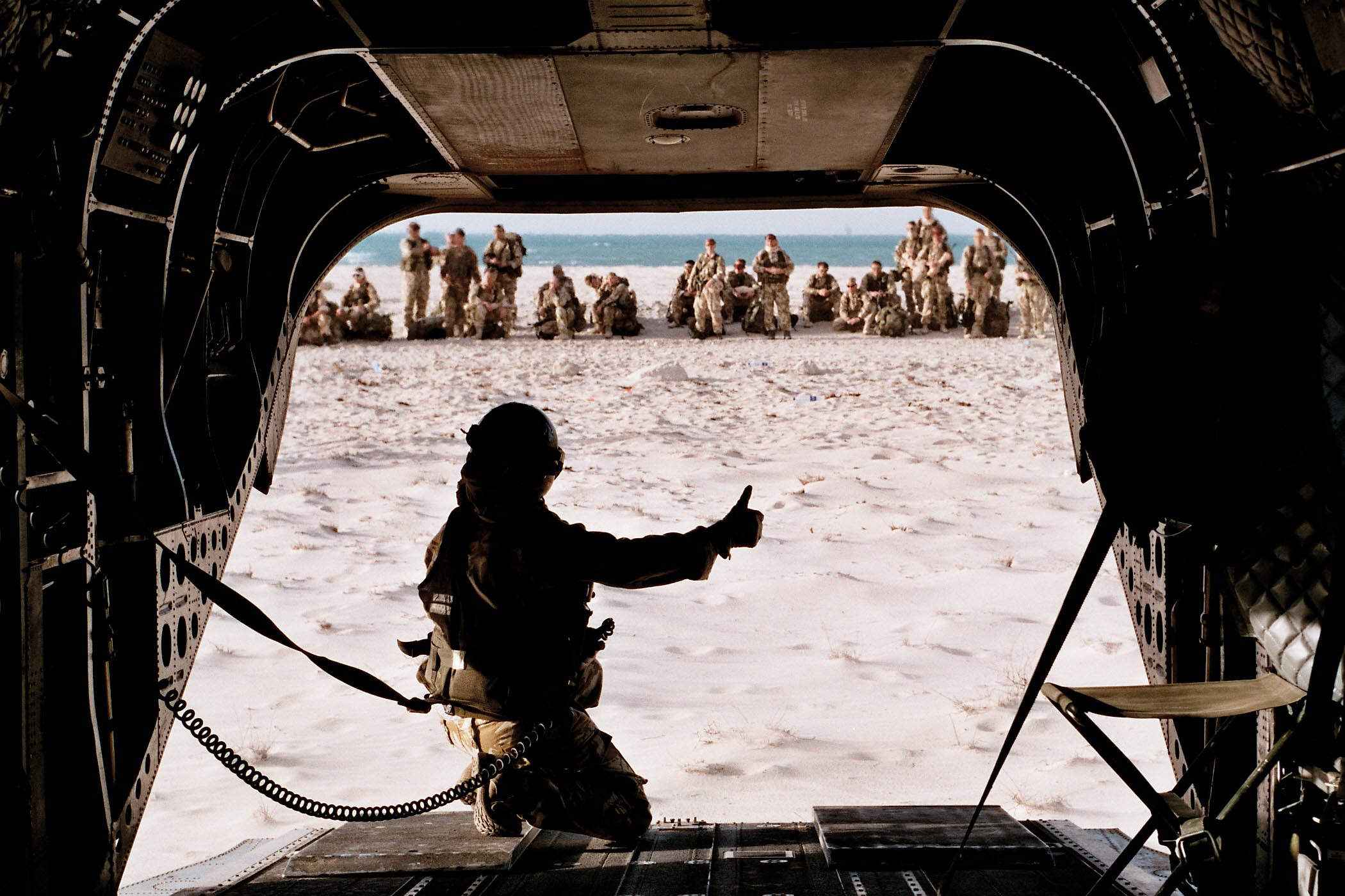 soldiers, beaches - desktop wallpaper