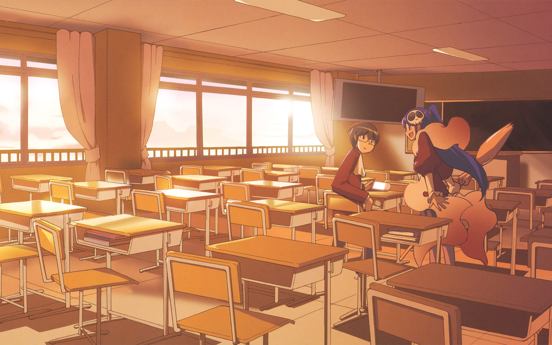 classroom, The World God Only Knows - desktop wallpaper