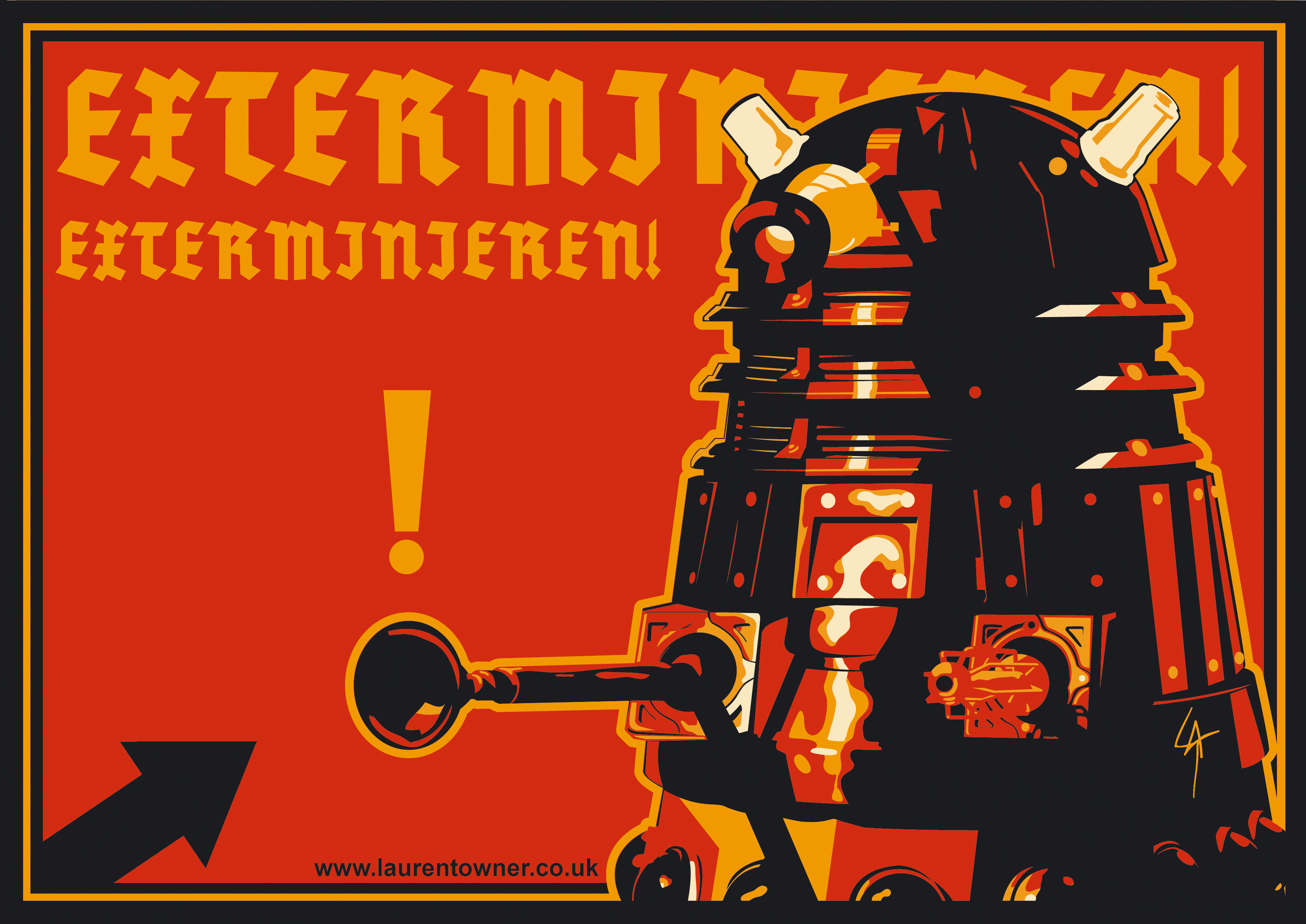 exterminate, German, Doctor Who - desktop wallpaper