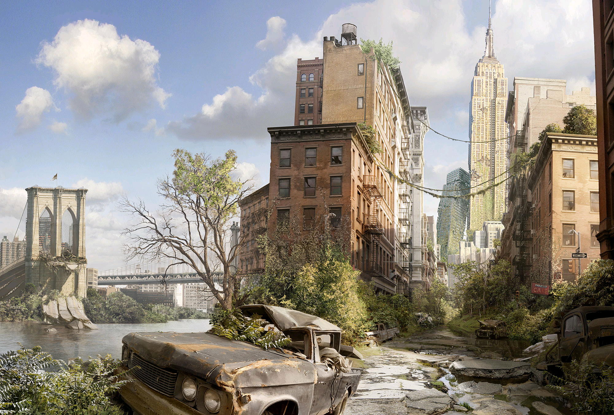 dystopia, abandoned city, abandoned - desktop wallpaper