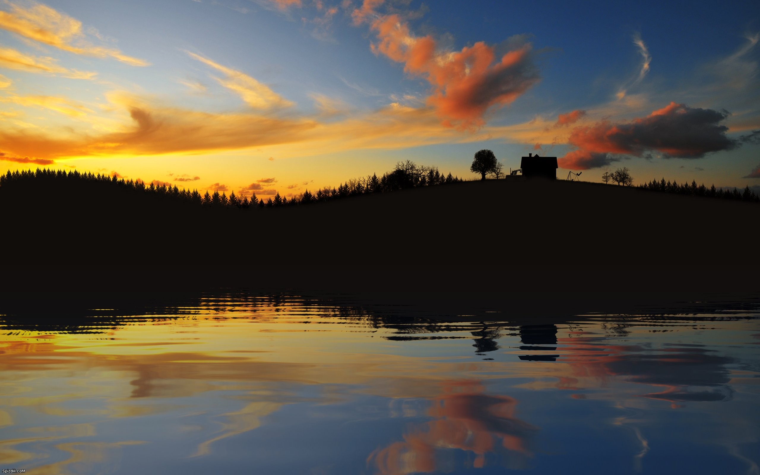 sunset, landscapes, nature - desktop wallpaper