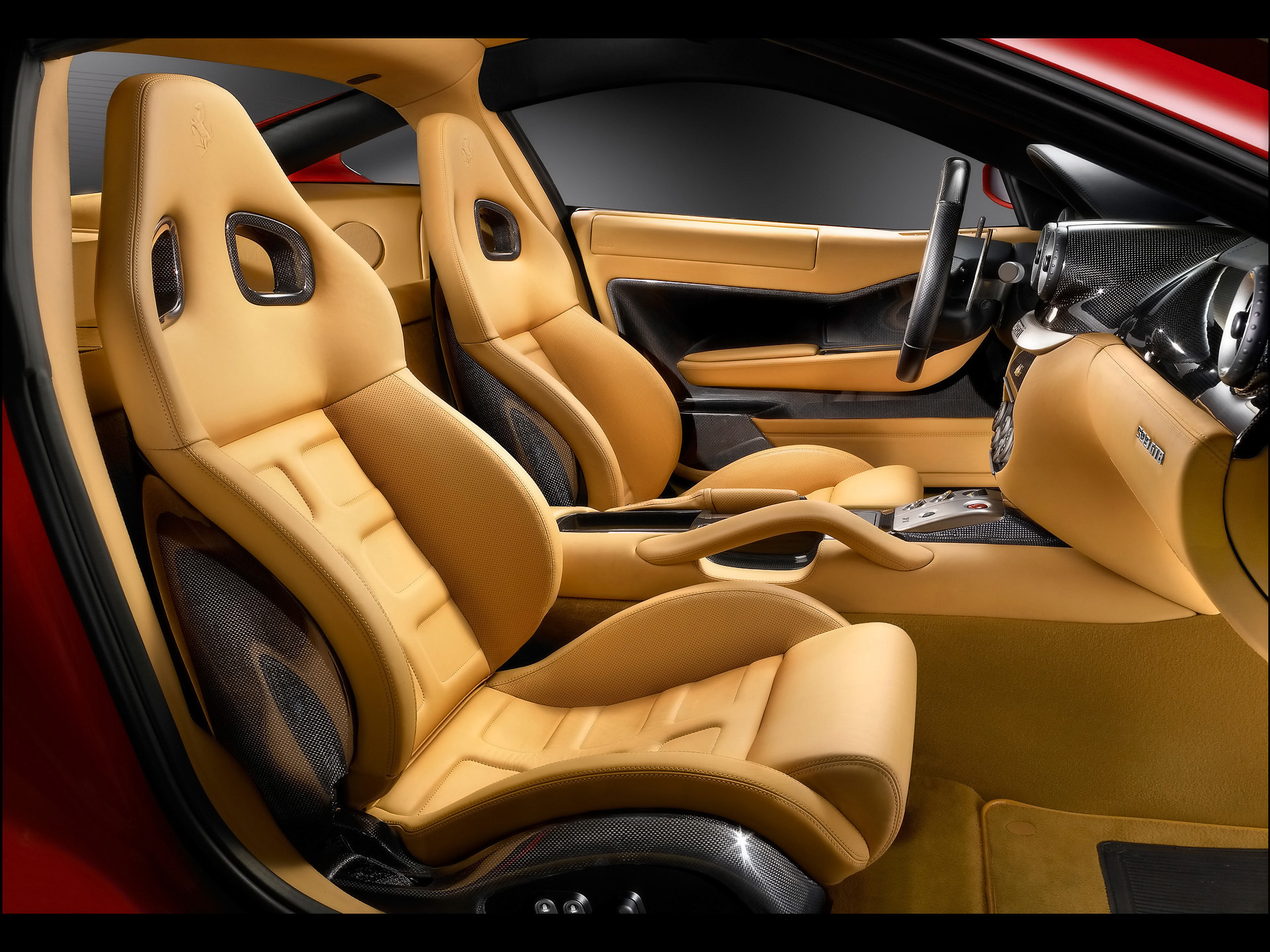 cars, vehicles, car interiors, Ferrari 599 GTB Fiorano - desktop wallpaper