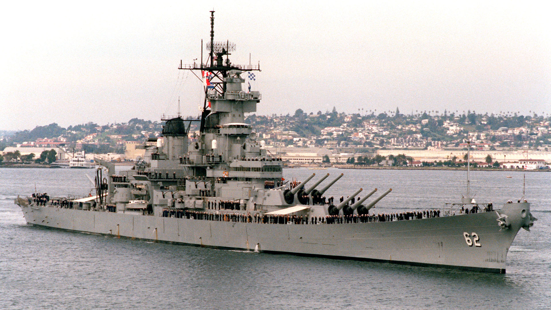 vehicles, BB-62, USS New Jersey, Iowa-class, battleships - desktop wallpaper