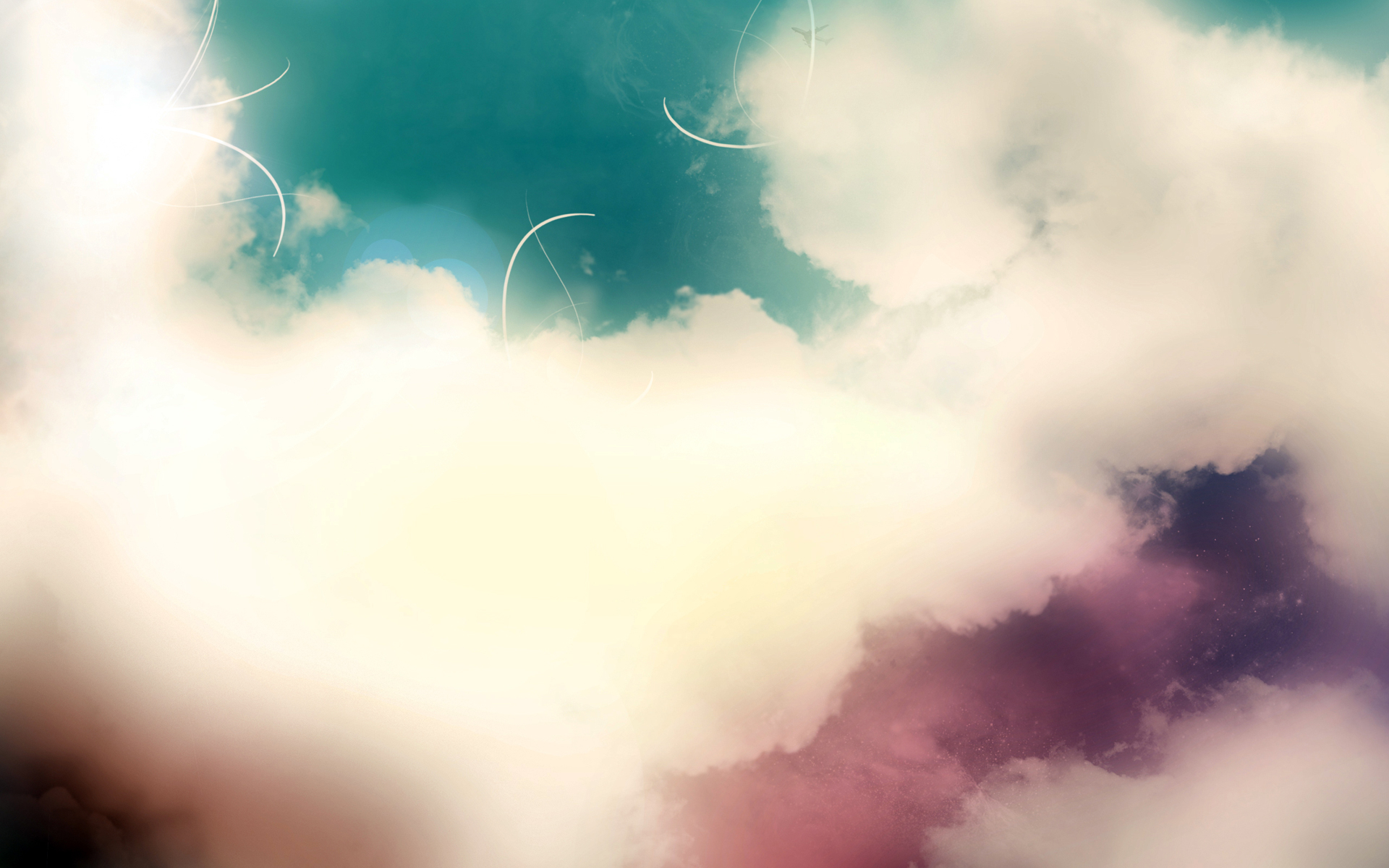 abstract, clouds - desktop wallpaper