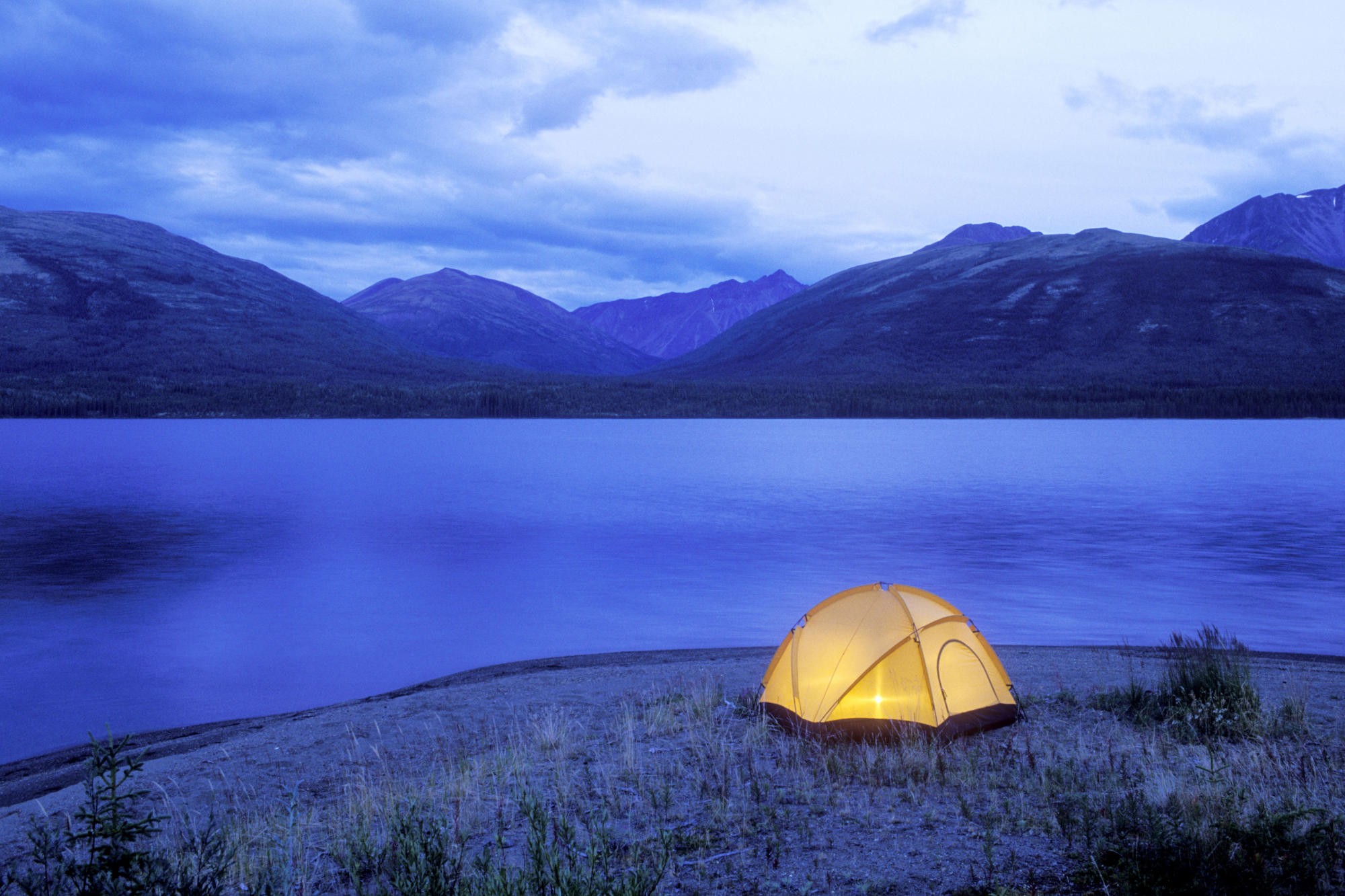lakes, camping - desktop wallpaper