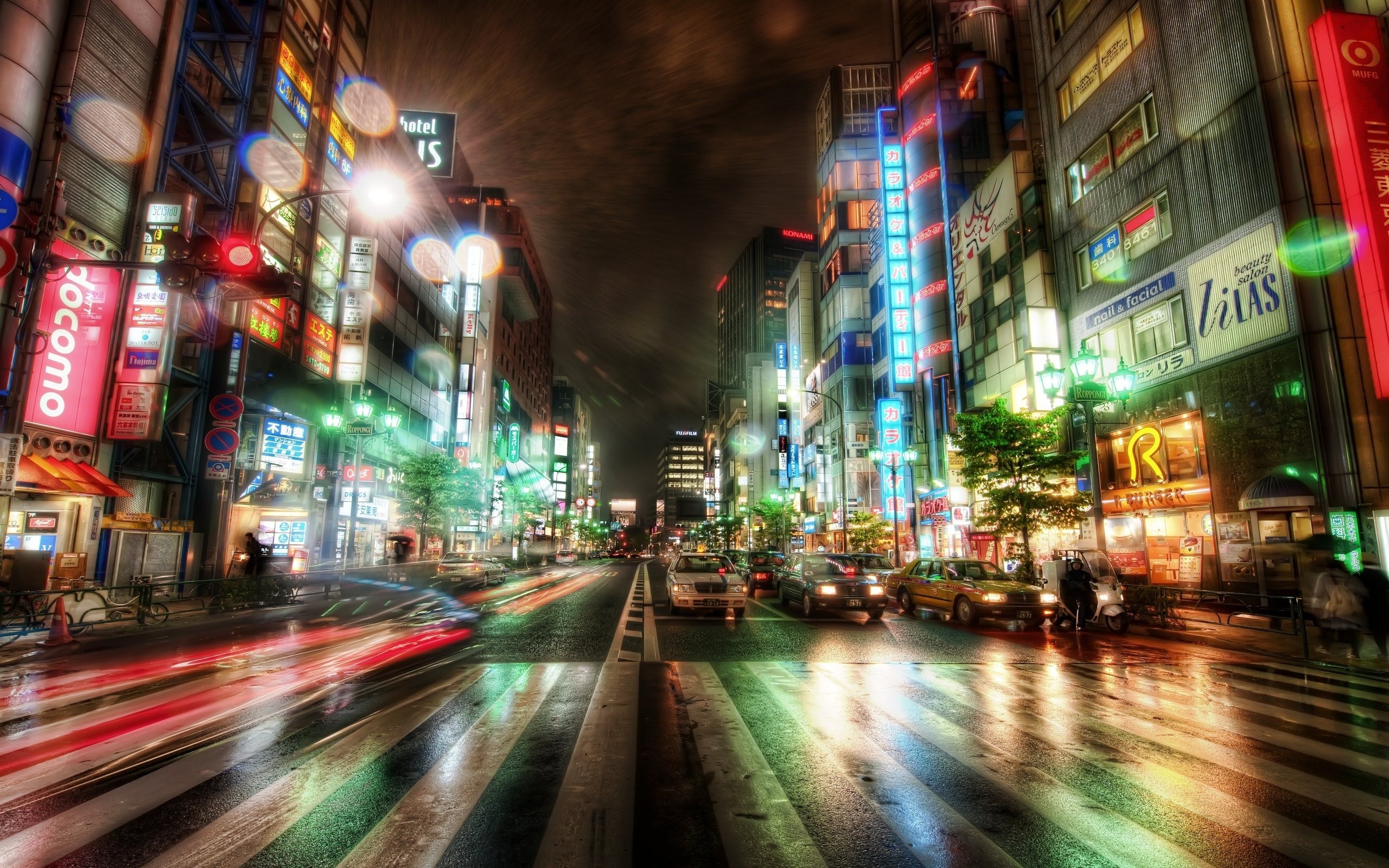 Tokyo, HDR photography, Roppongi - desktop wallpaper
