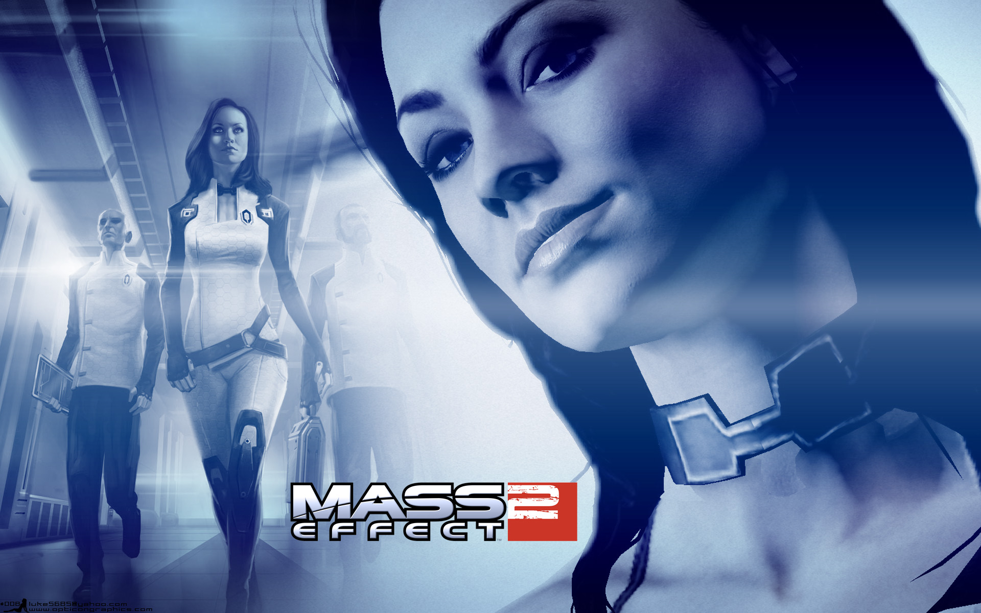 video games, Mass Effect, Yvonne Strahovski, Miranda Lawson, BioWare, Mass Effect 2 - desktop wallpaper