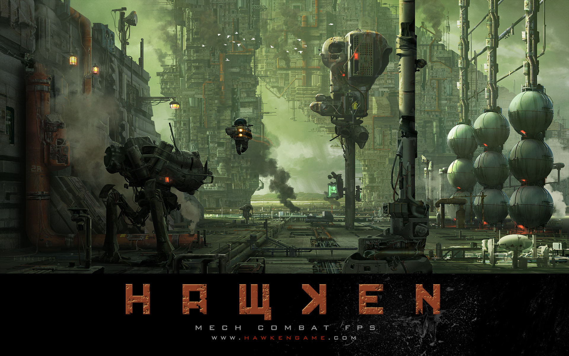 video games, Hawken - desktop wallpaper