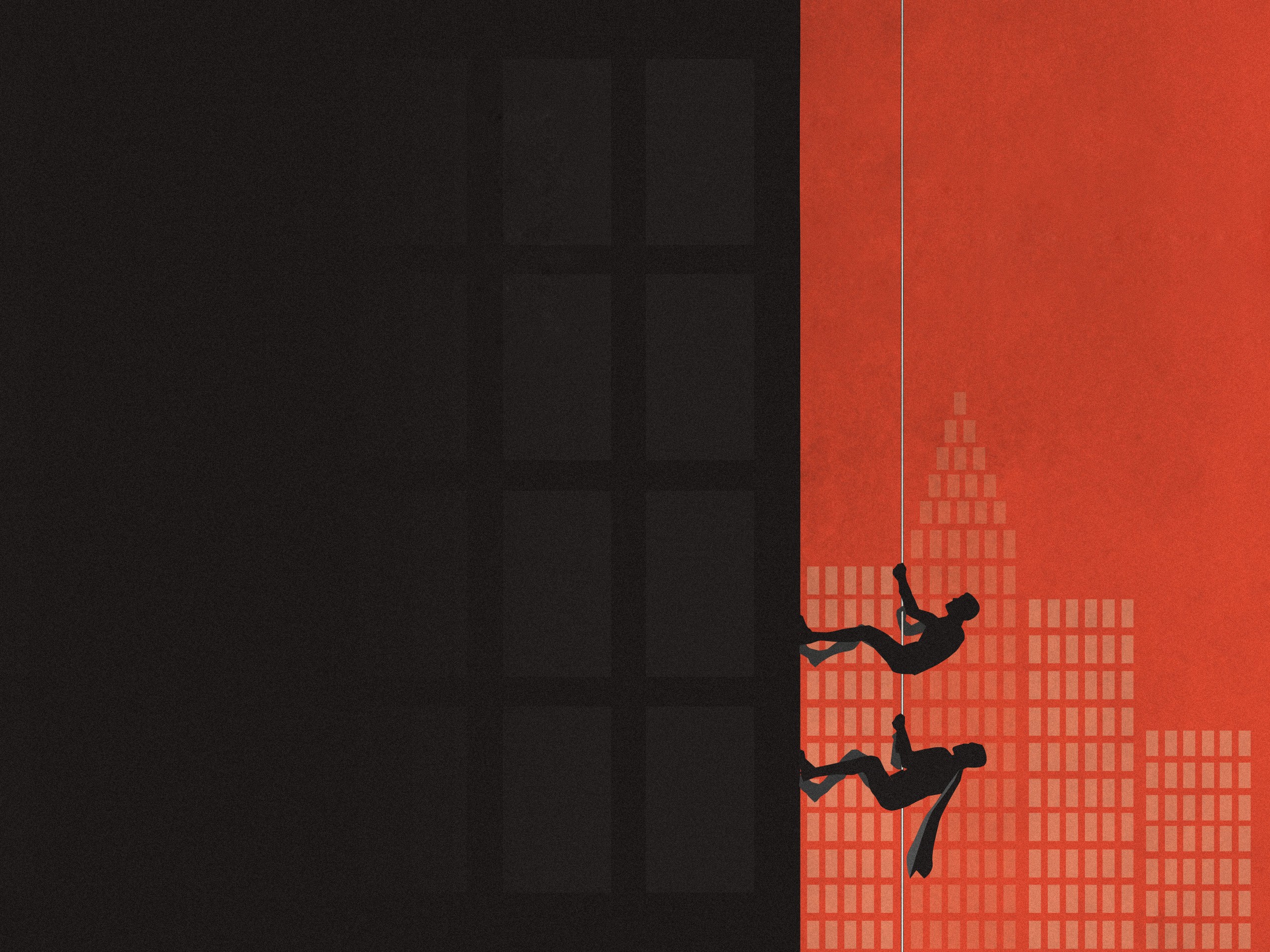 Batman, climbing, superheroes, vectors, urban, skyscrapers, cities - desktop wallpaper