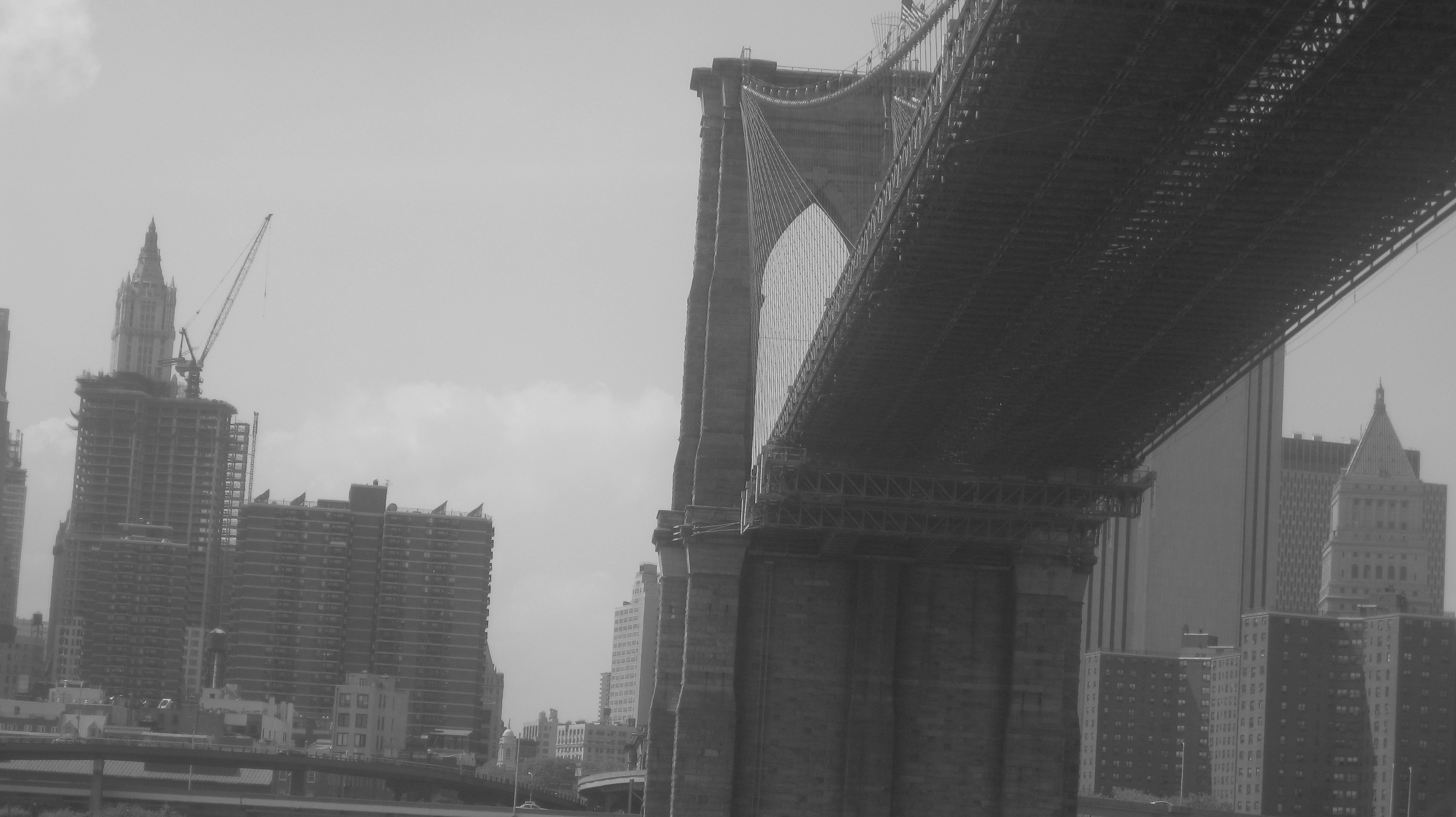 bridges, New York City, cities - desktop wallpaper