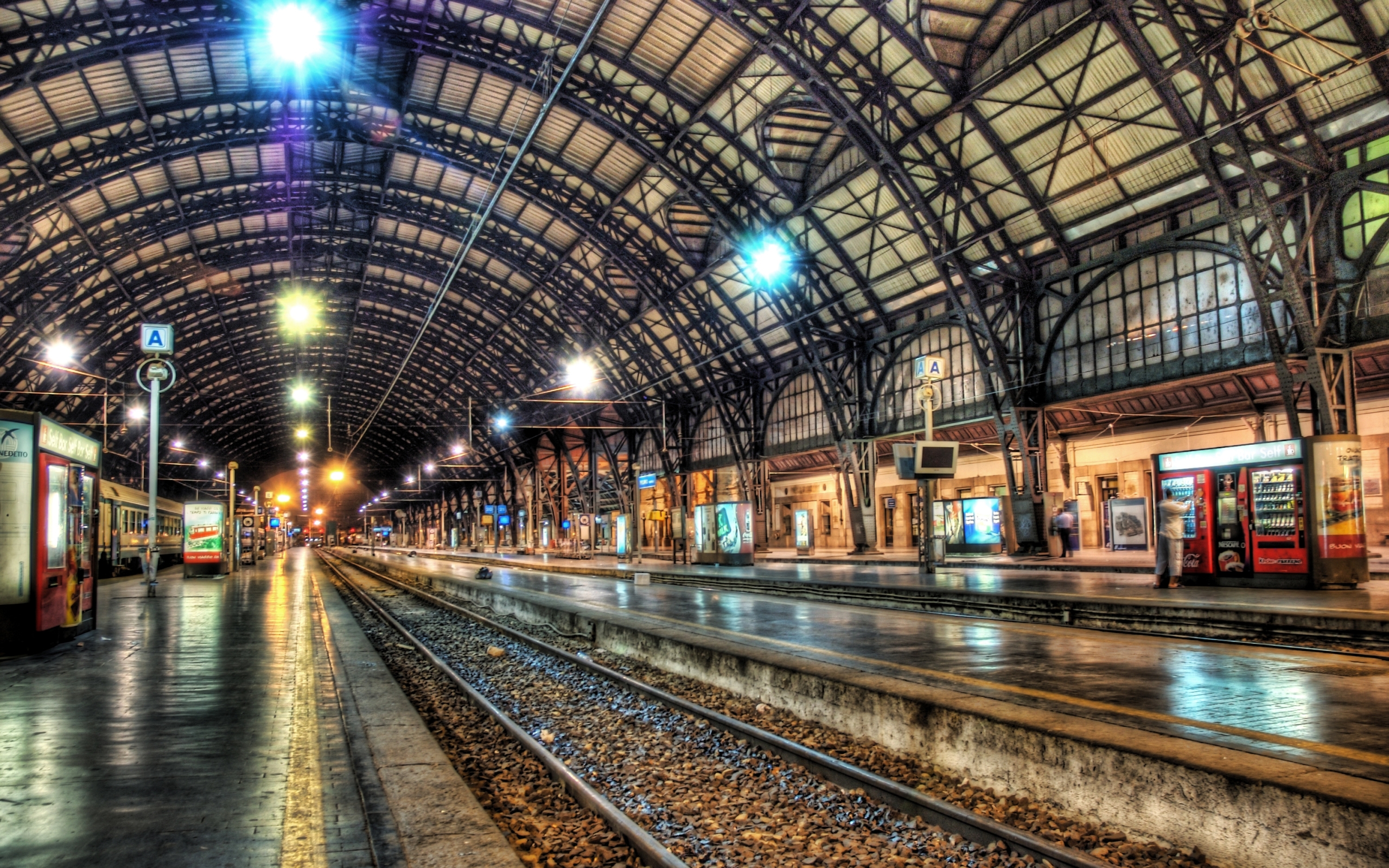 subway, train stations, HDR photography - desktop wallpaper