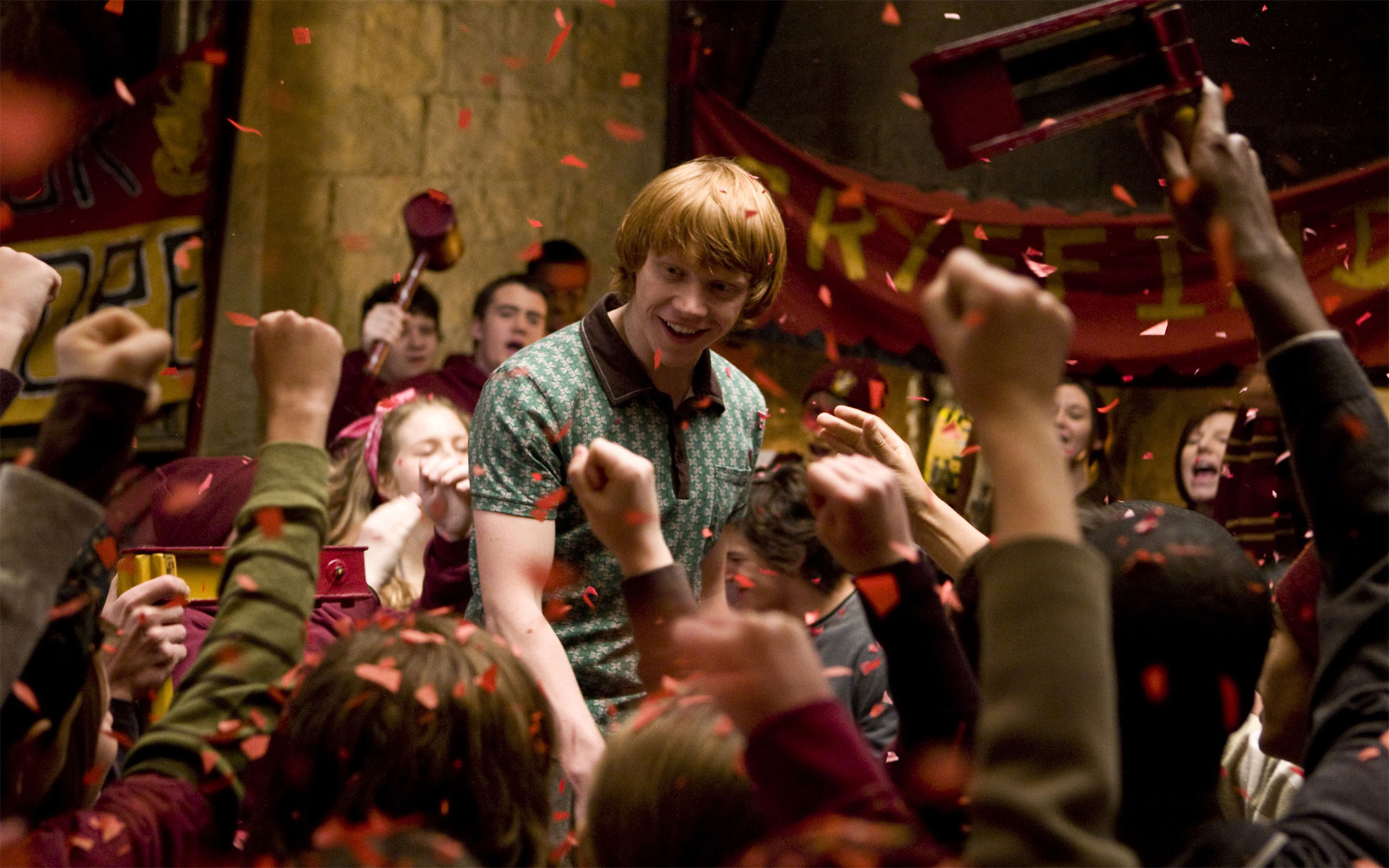 movies, Harry Potter, Harry Potter and the Half Blood Prince, Rupert Grint, Ron Weasley, Gryffindor - desktop wallpaper