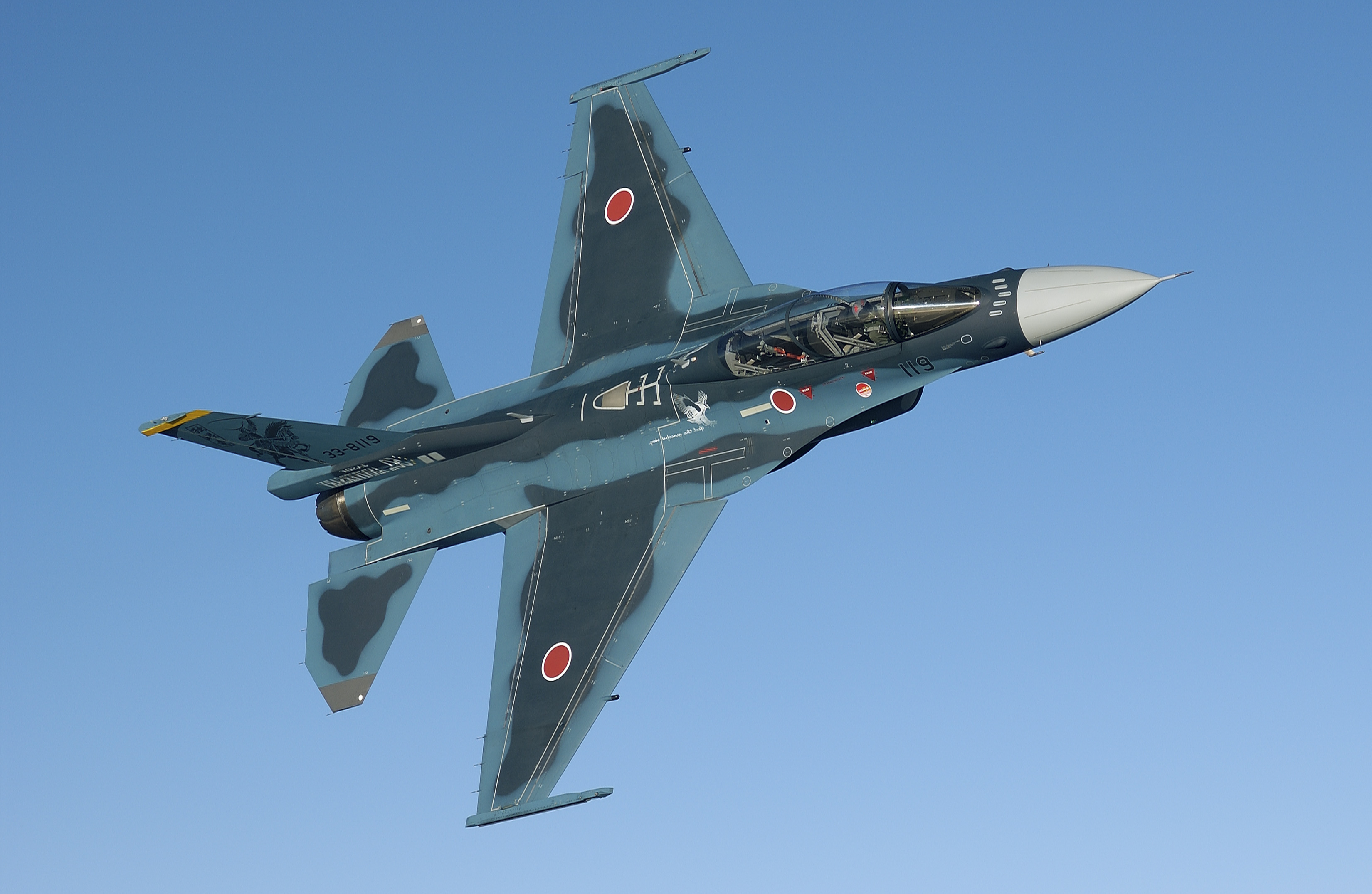 aircraft, skyscapes, F-2, JASDF - desktop wallpaper