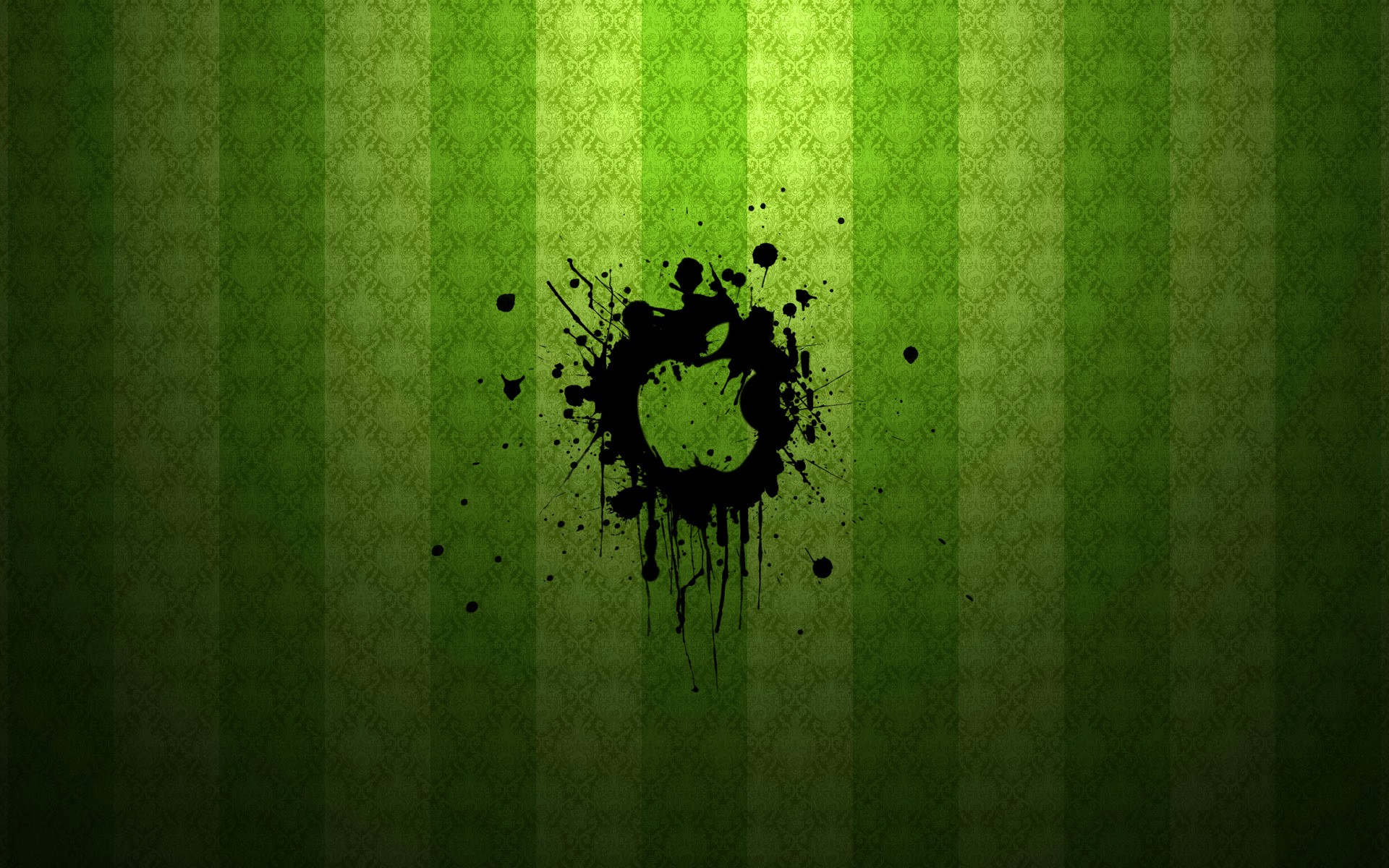 green, Apple Inc., logos - desktop wallpaper