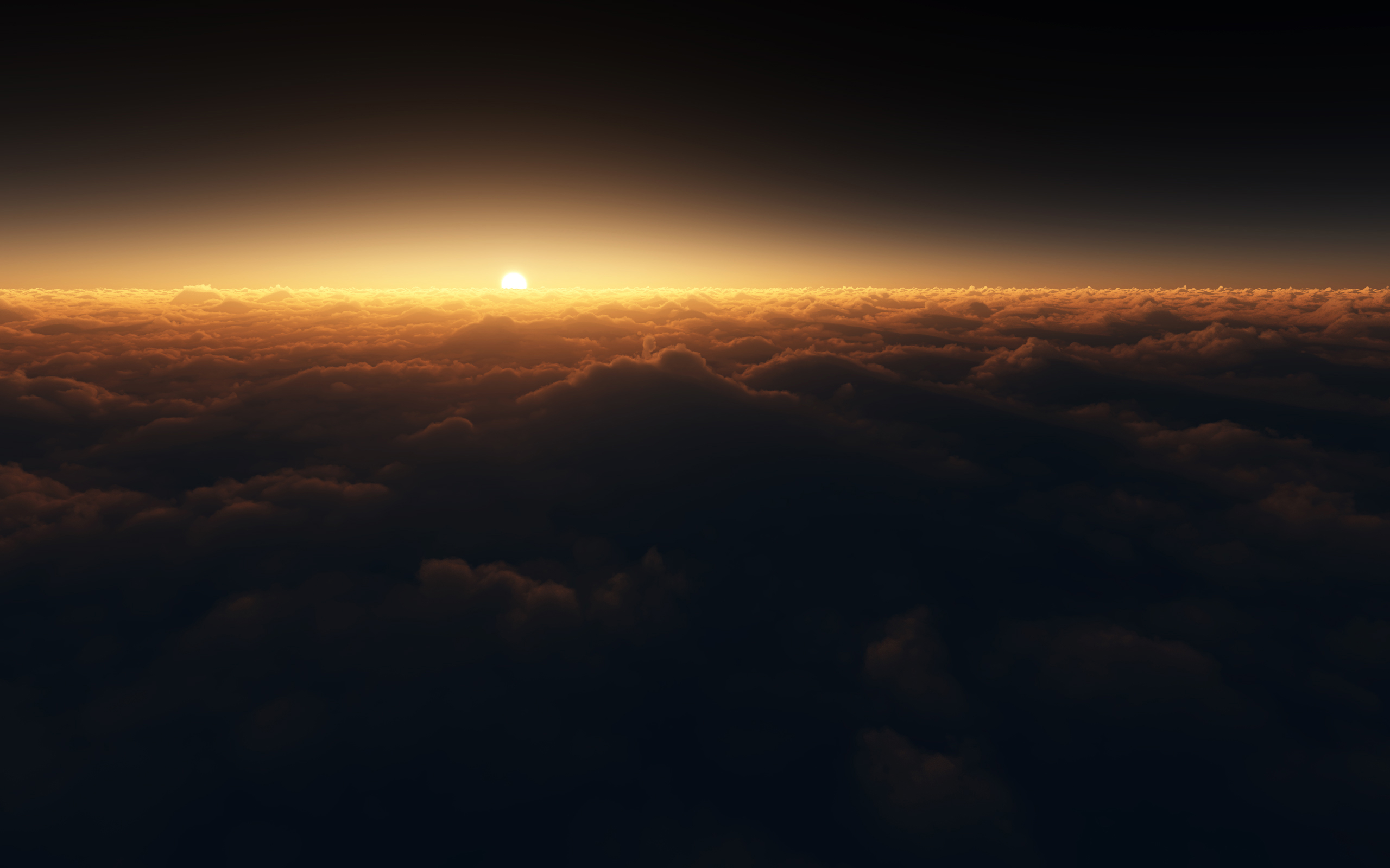 sunset, clouds, Sun, skyscapes - desktop wallpaper