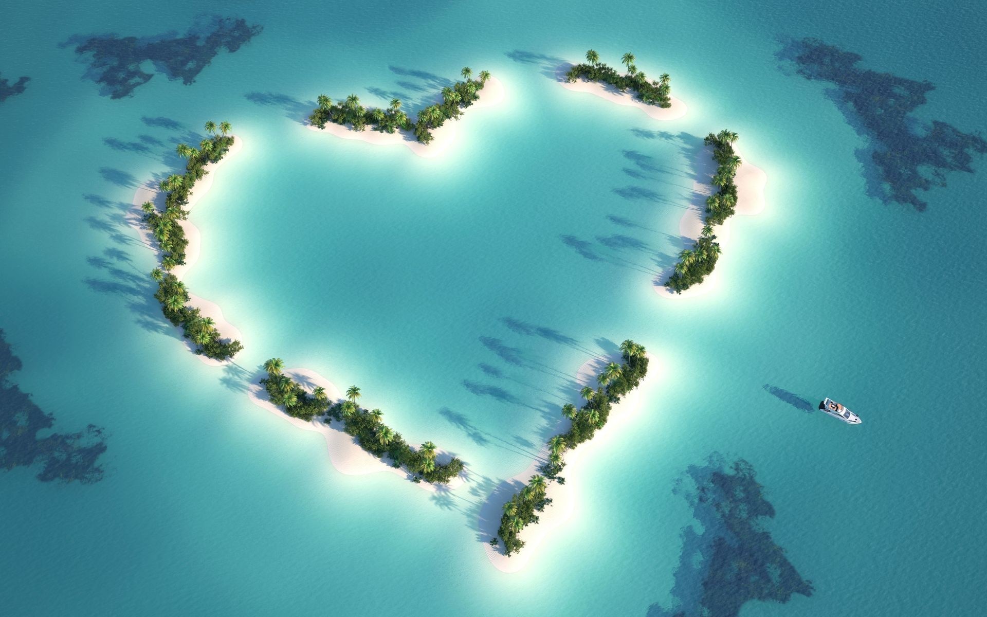 love, islands - desktop wallpaper
