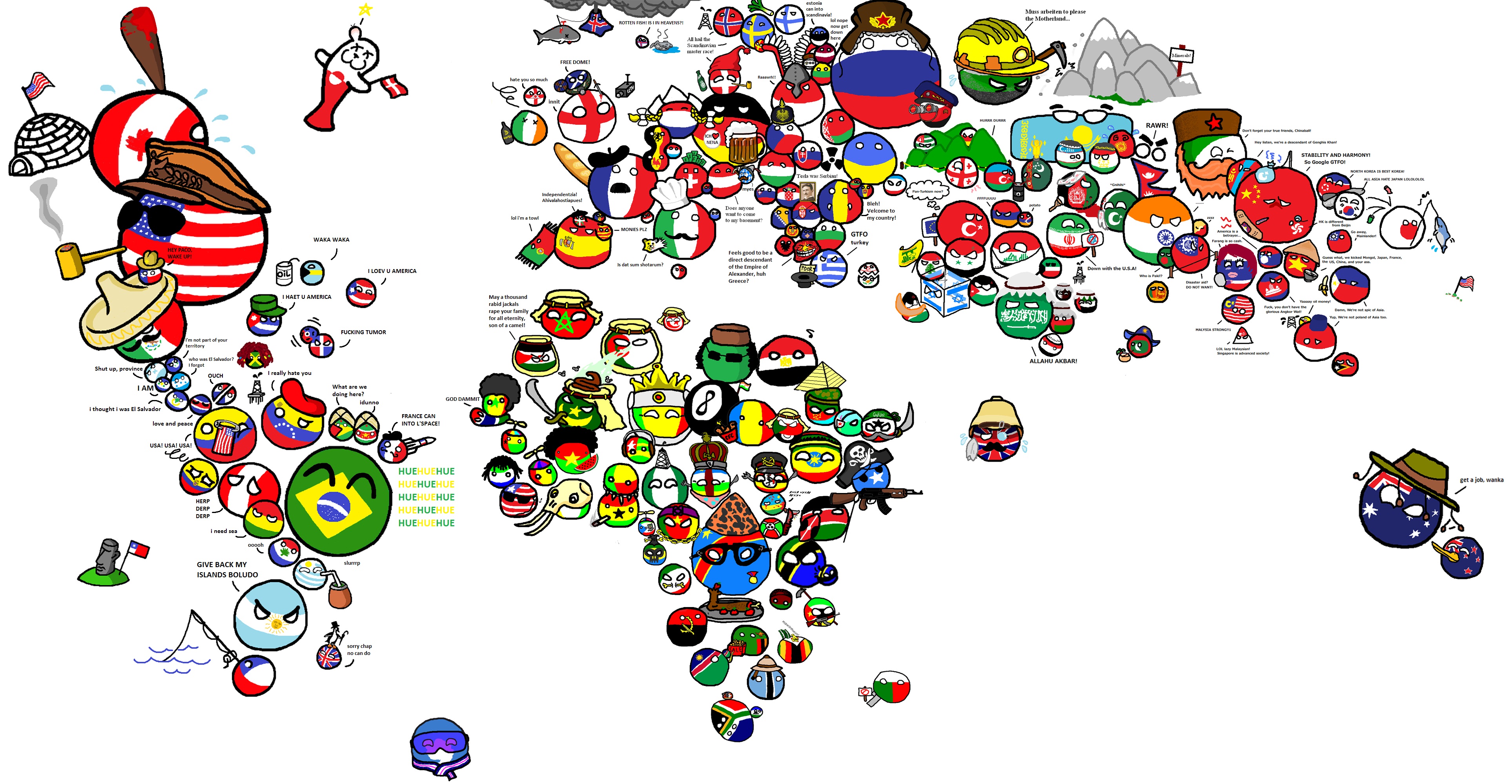 funny, Country, world map - desktop wallpaper